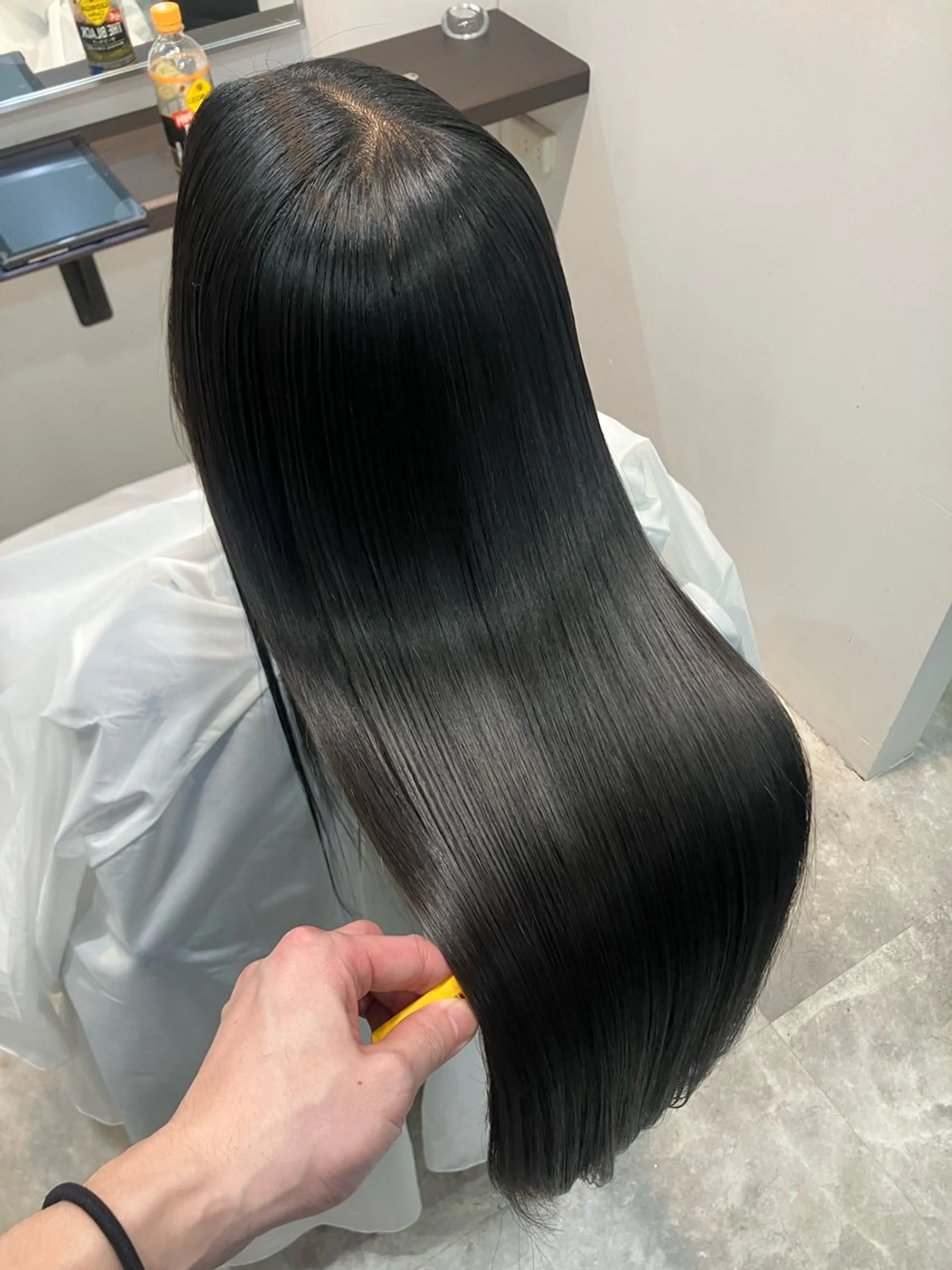 🟥リピーター様🟡トリートメントコースグレードアップコース⭐️&頭皮、シリコン除去クレンジングシャンプー&スタイリングの写真