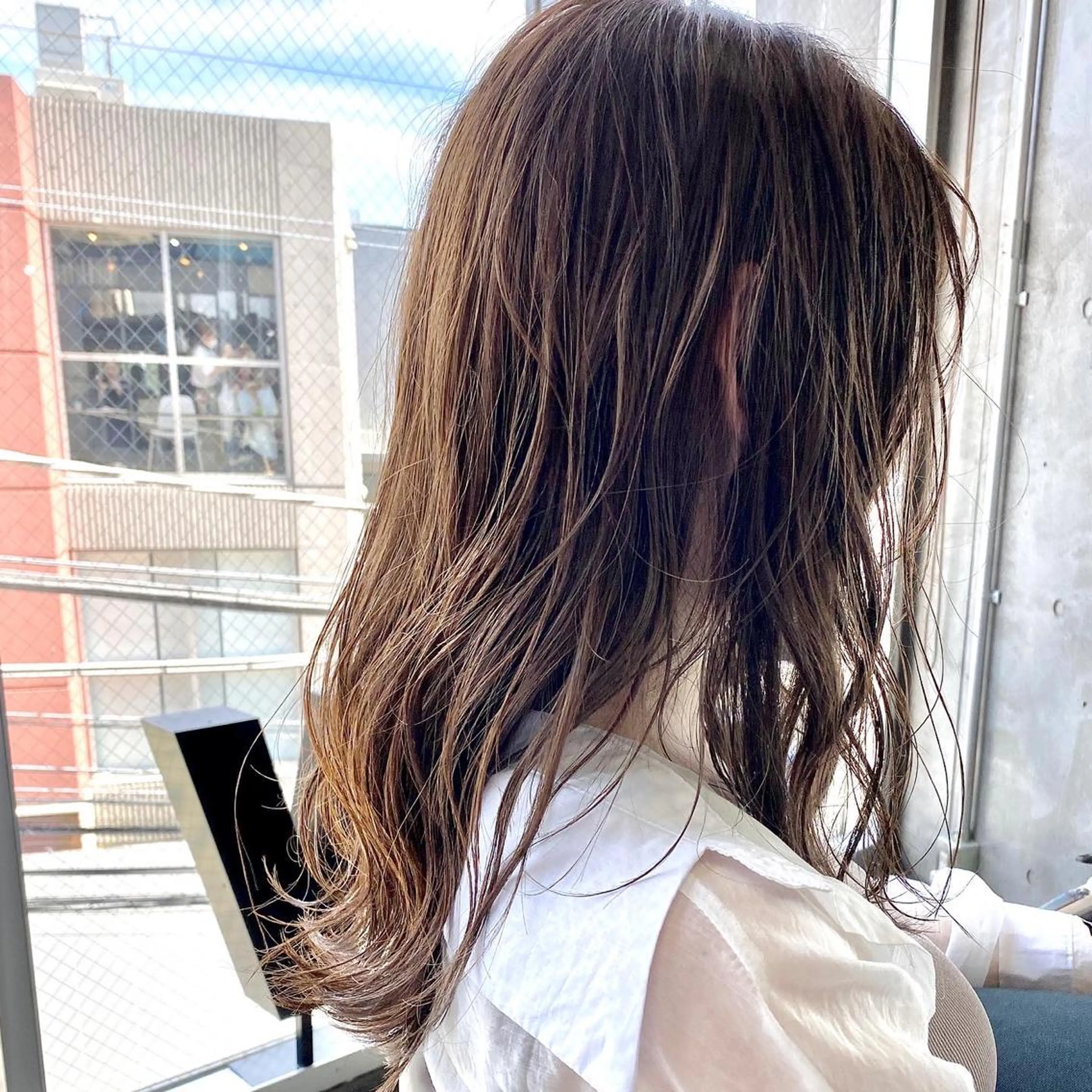 セミロング カラー ヘアアレンジ カット ヘアカラー トリートメント ヘッドスパ 【ダメージレス施術】 【透明感】北村 拓也のヘアスタイル