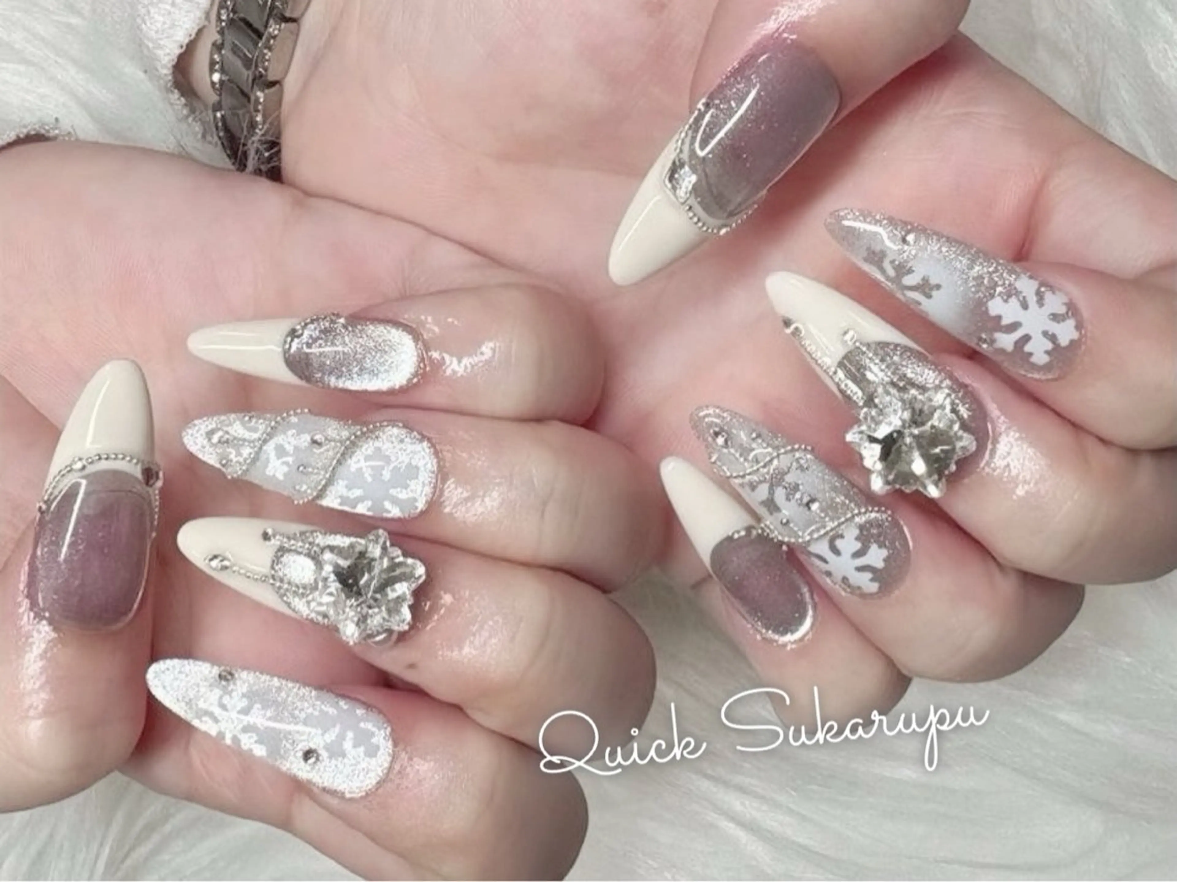 ネイル ハンドネイル Quick Sukarupu新宿のネイルデザイン