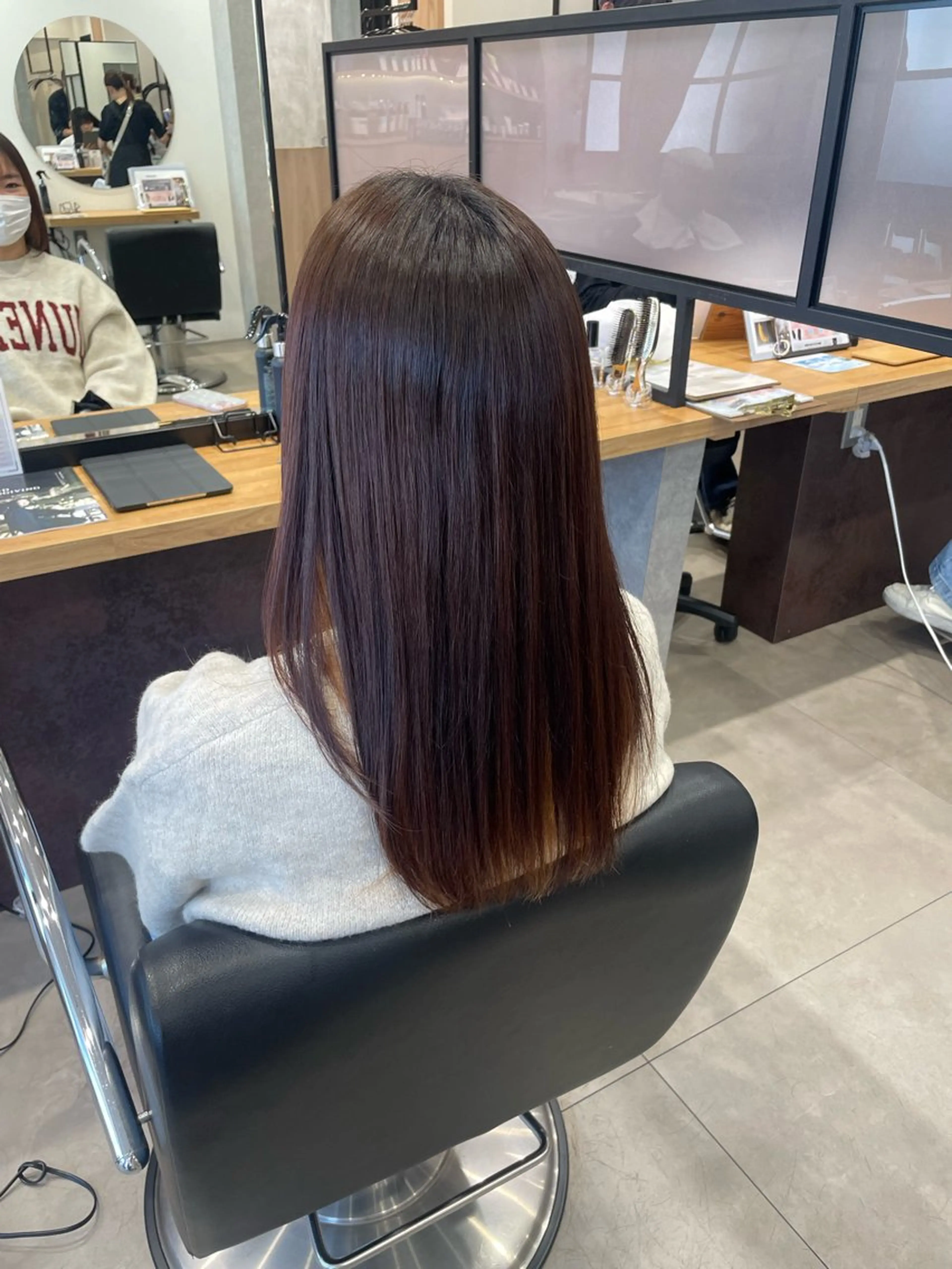 ロング 髪質改善 トリートメント カット 佐藤 由依/水光カラーのヘアスタイル