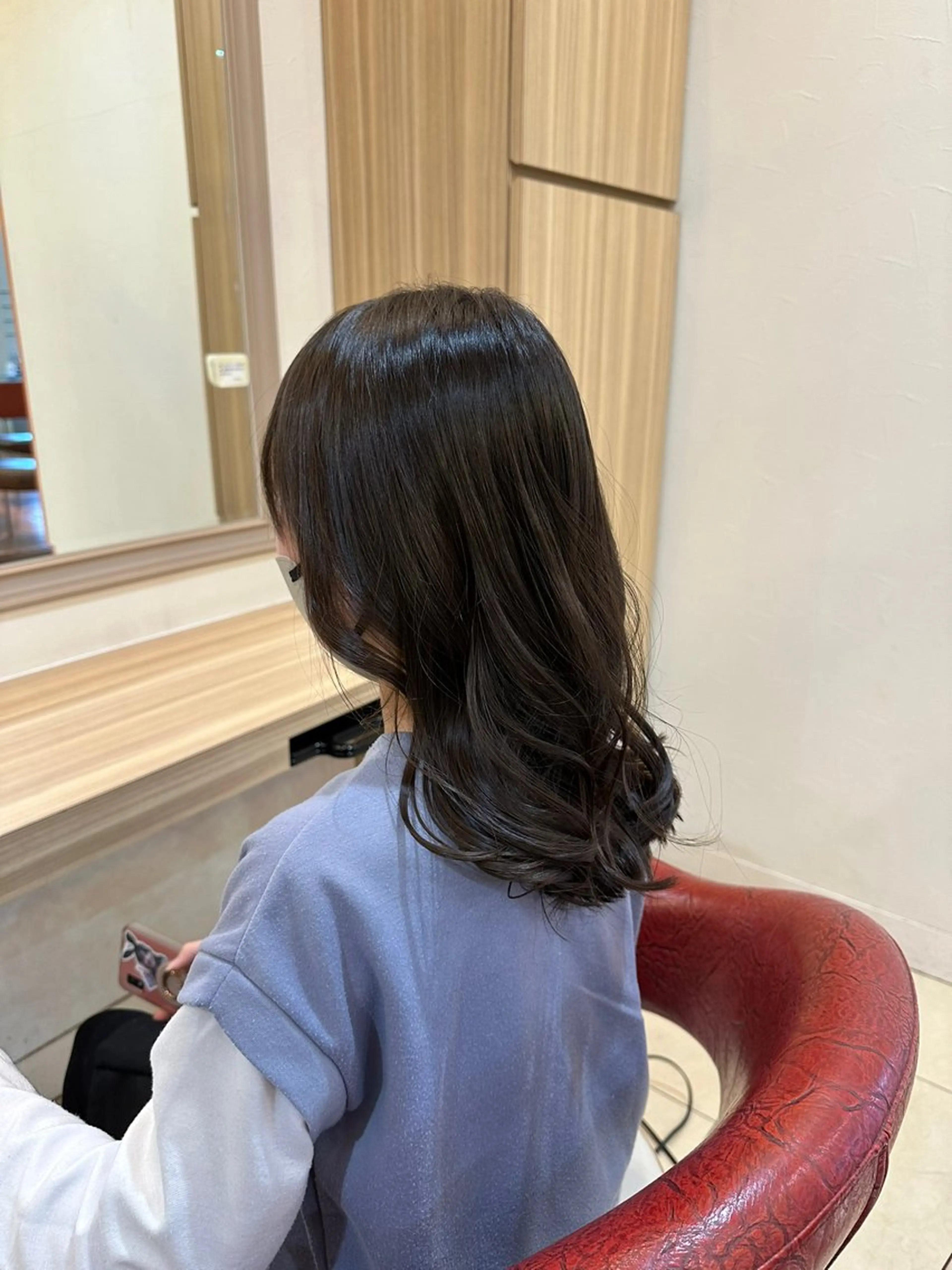 セミロング 小坂直輝【髪質改善・ 似合わせカット】のヘアスタイル