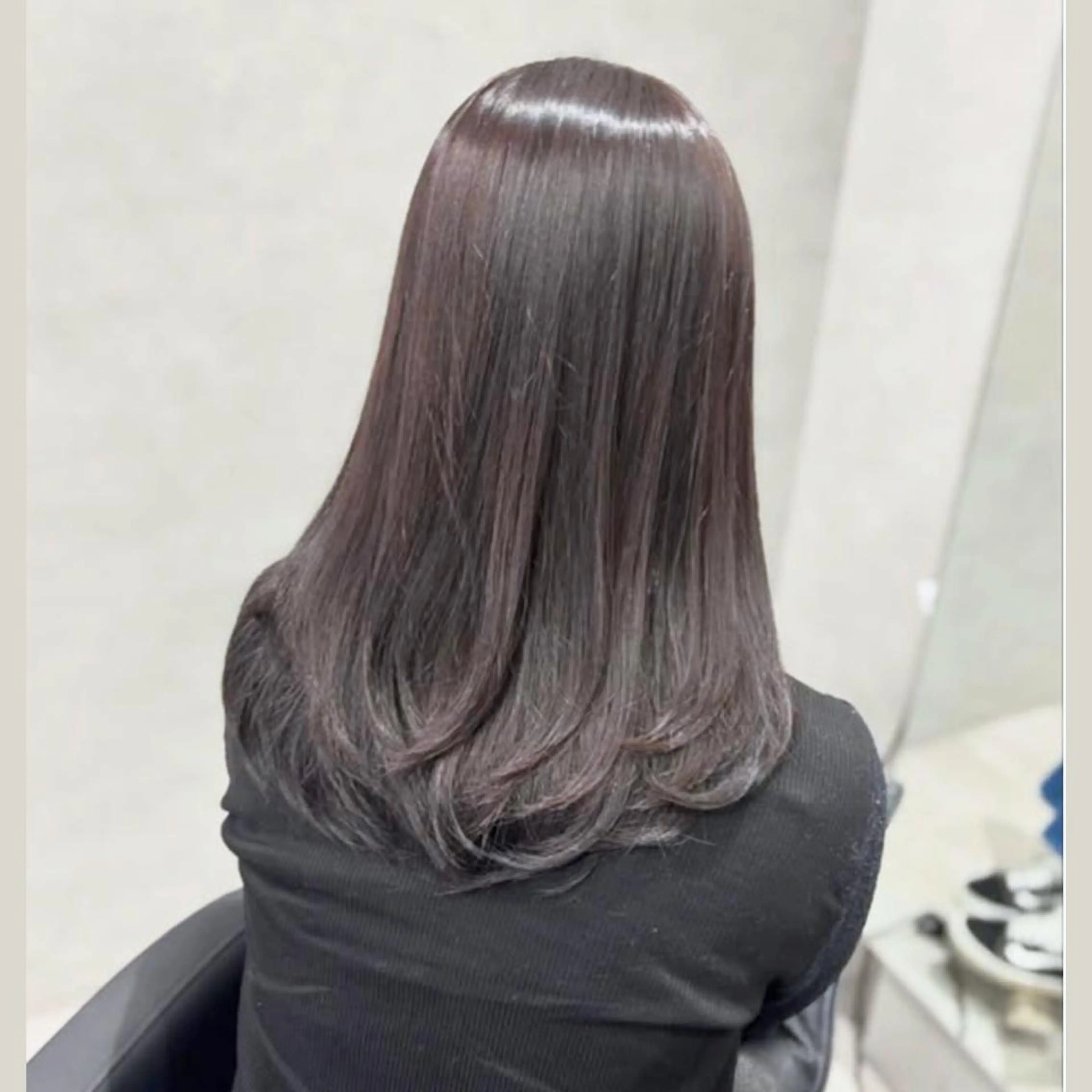 ミディアム カラー ベージュカラー 透明感カラー ヘアカラー 顔周り🌸ジエクト 🌸濱吉優希🌸のヘアスタイル