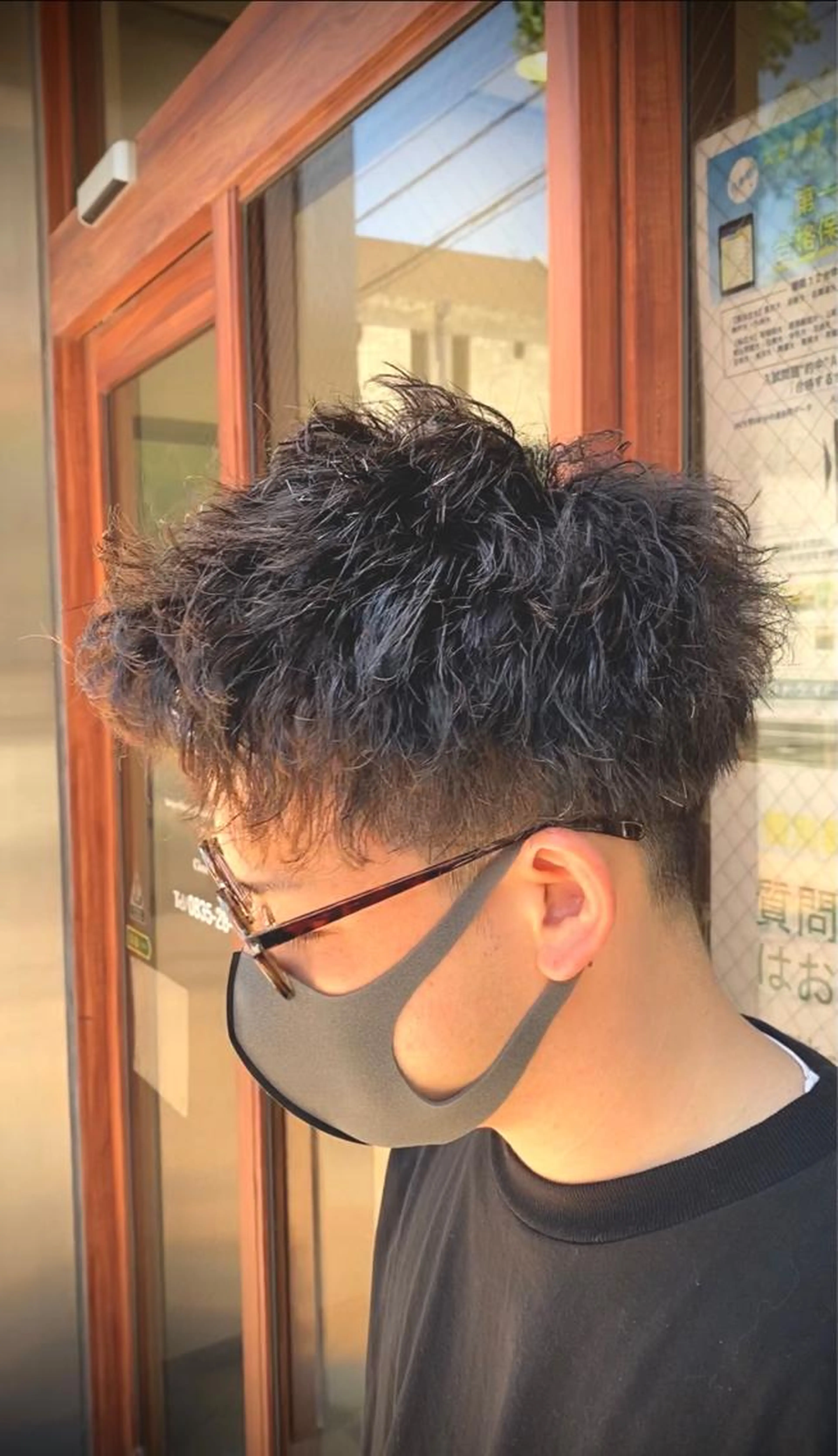 【メンズ】パーマ+カットの写真