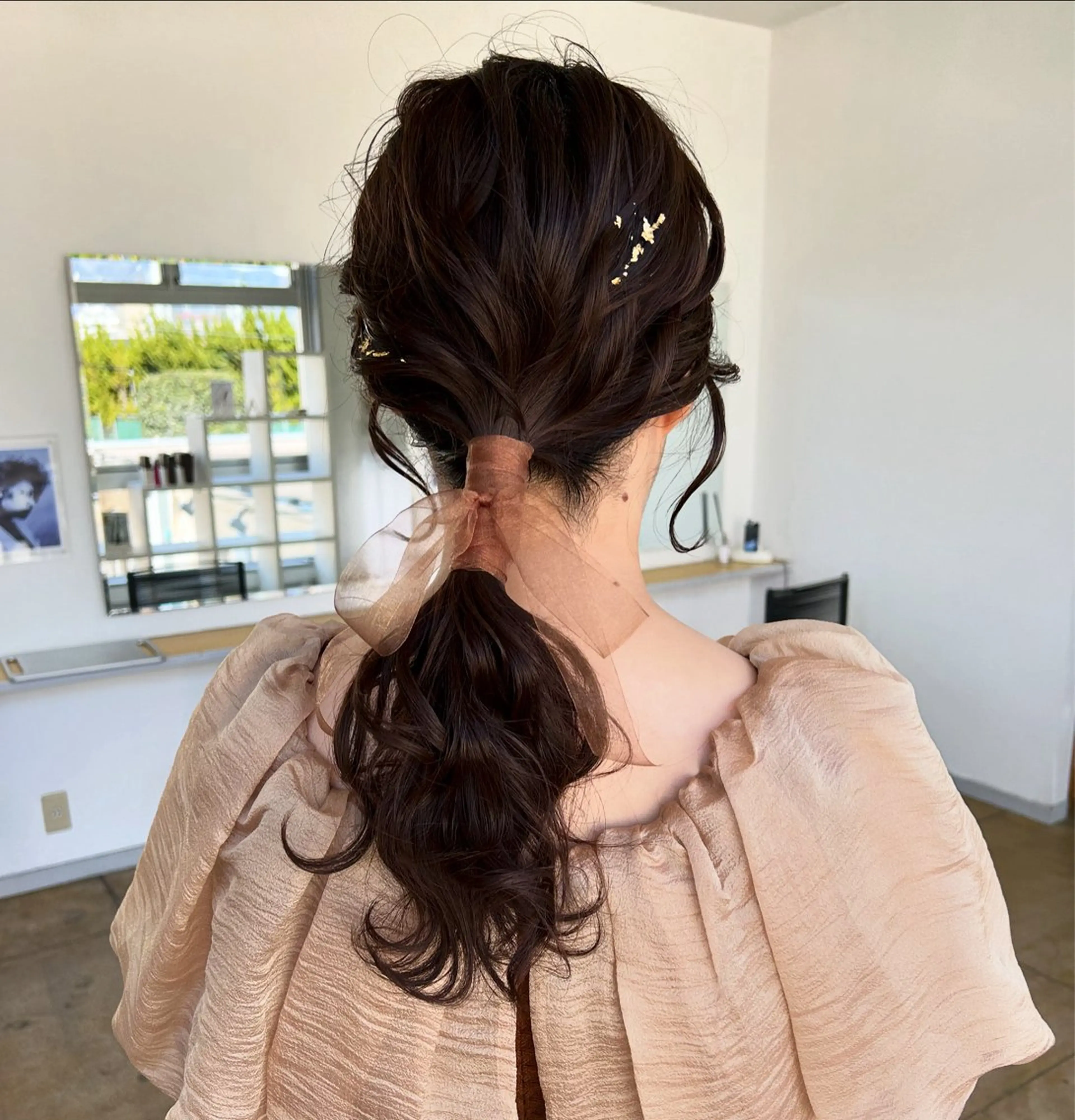 ロング 小澤 志穂のヘアスタイル