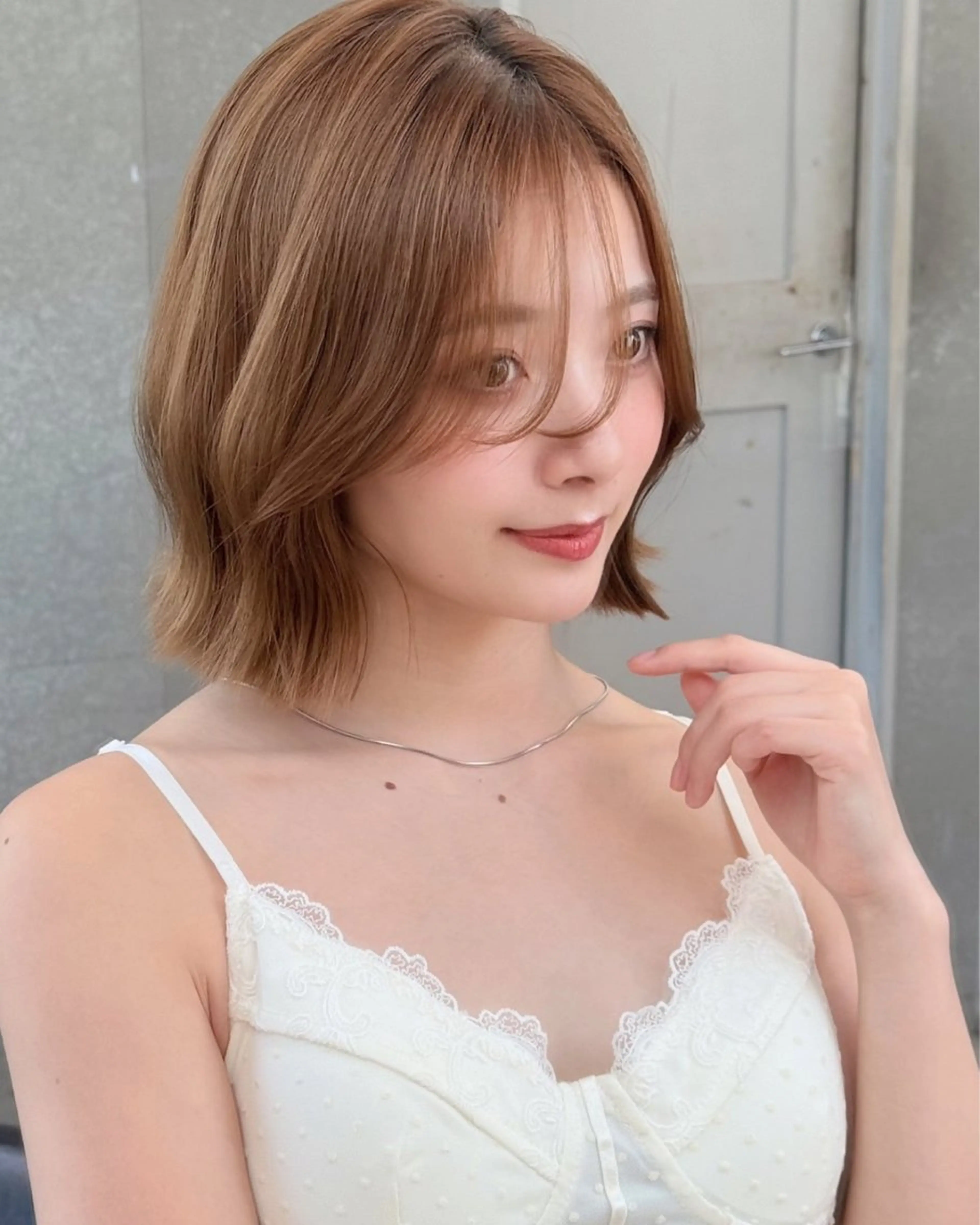 ショート カラー 木元 瑛✂︎ボブのヘアスタイル