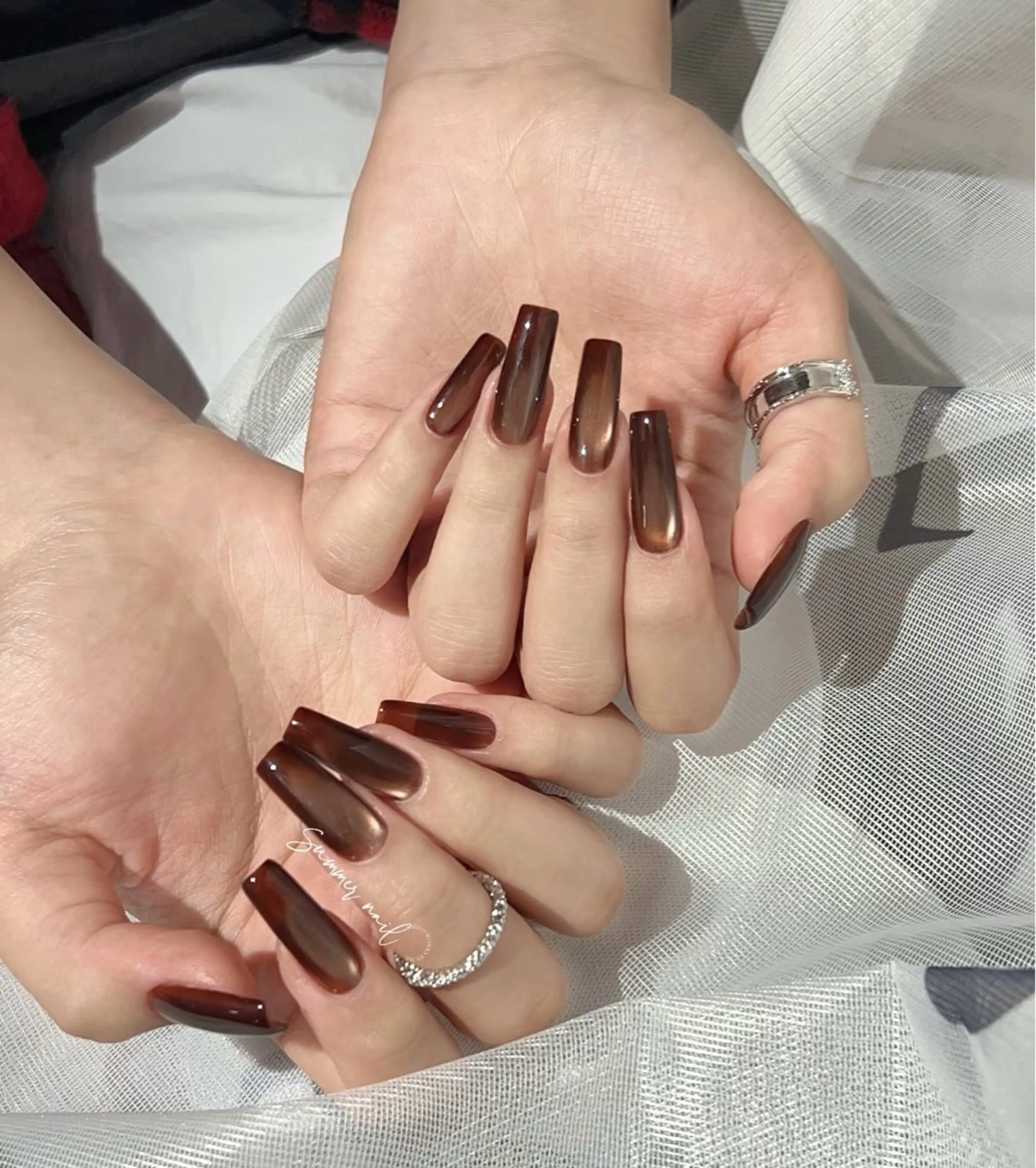 ネイル ハンドネイル 🩵Minmin nail salonのネイルデザイン
