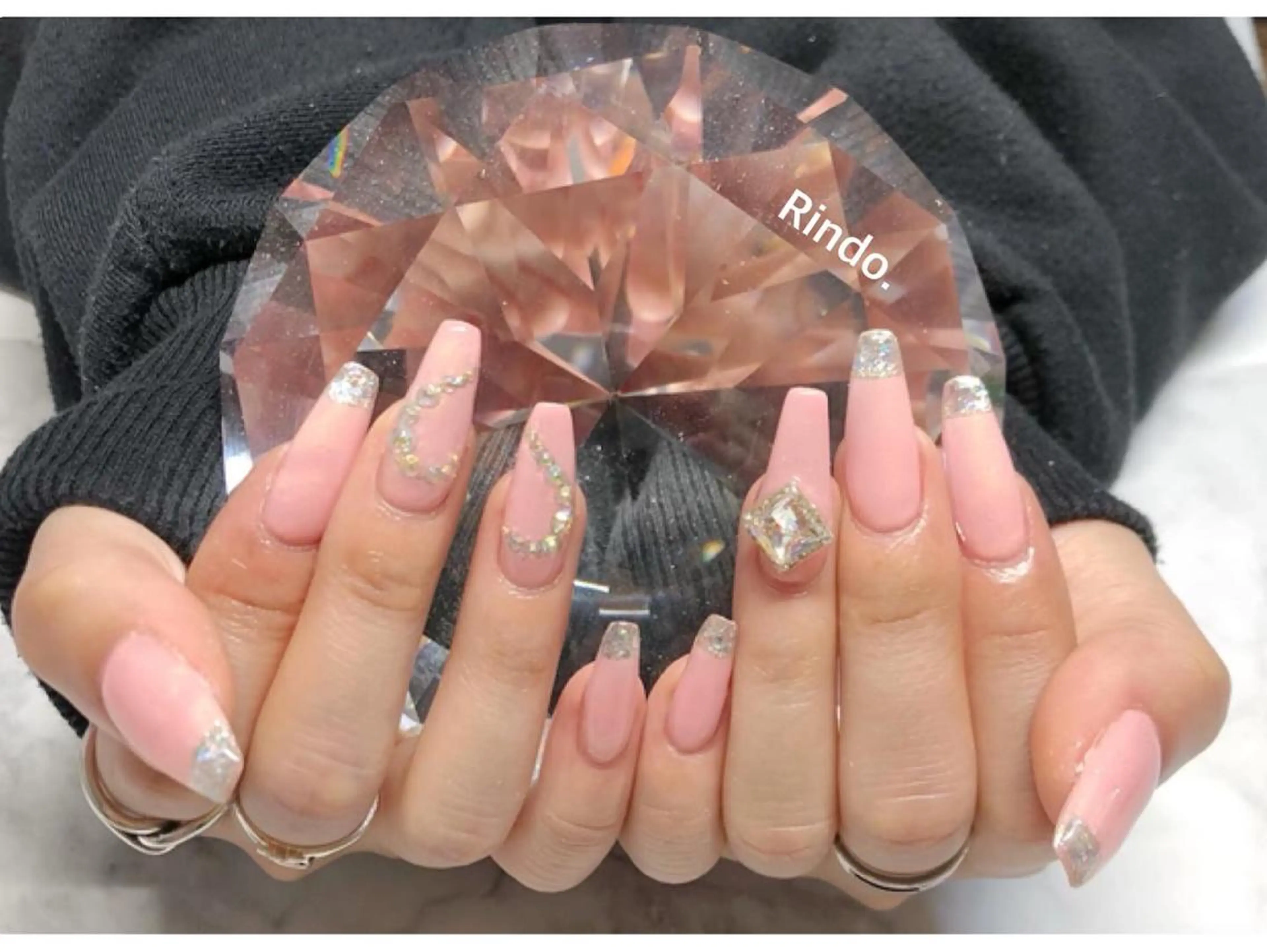 ネイル ハート ハンドネイル Rindo.ネイル ♡耳つぼジュエリーのその他イメージ