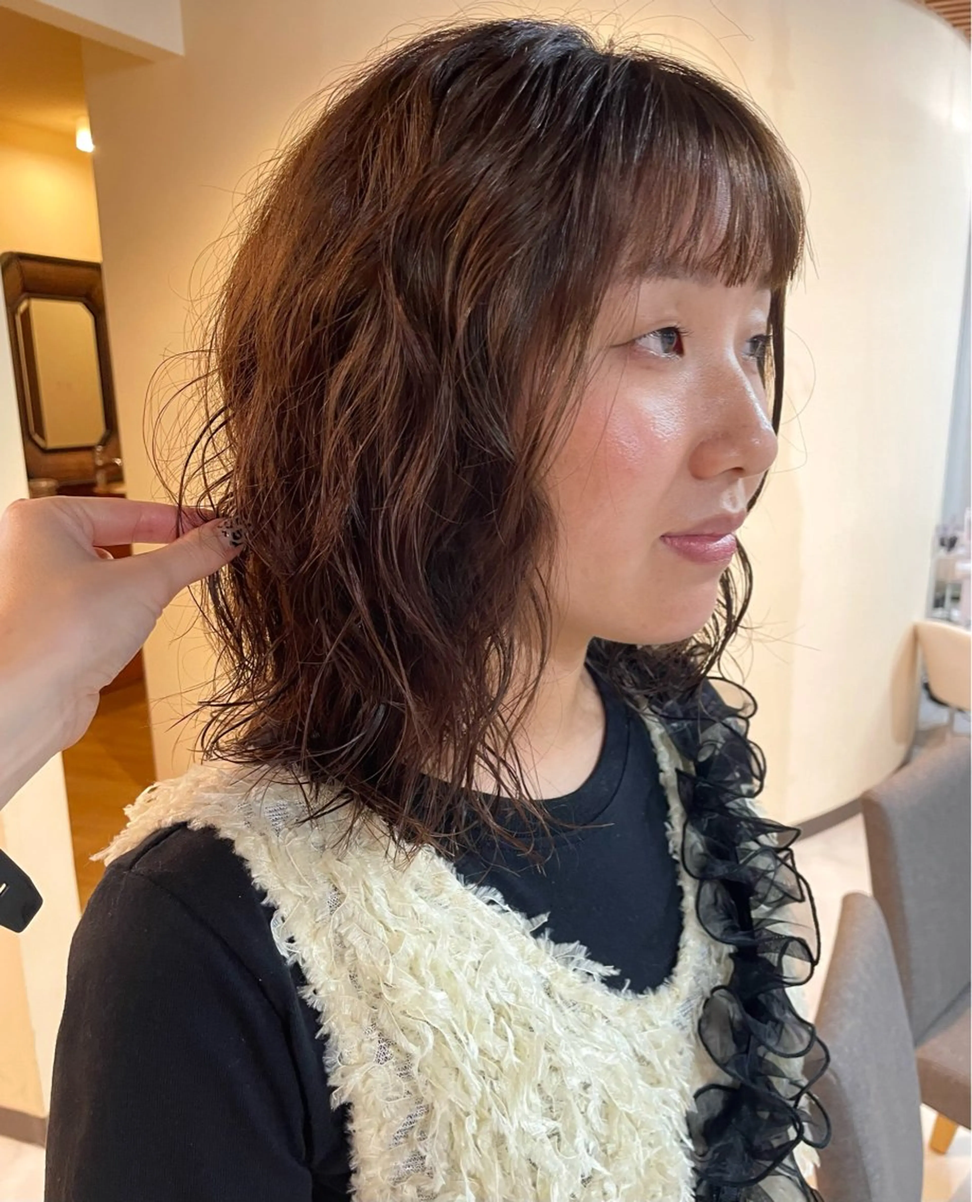 カット+パーマ+グローバルミルボントリートメント🤍の写真