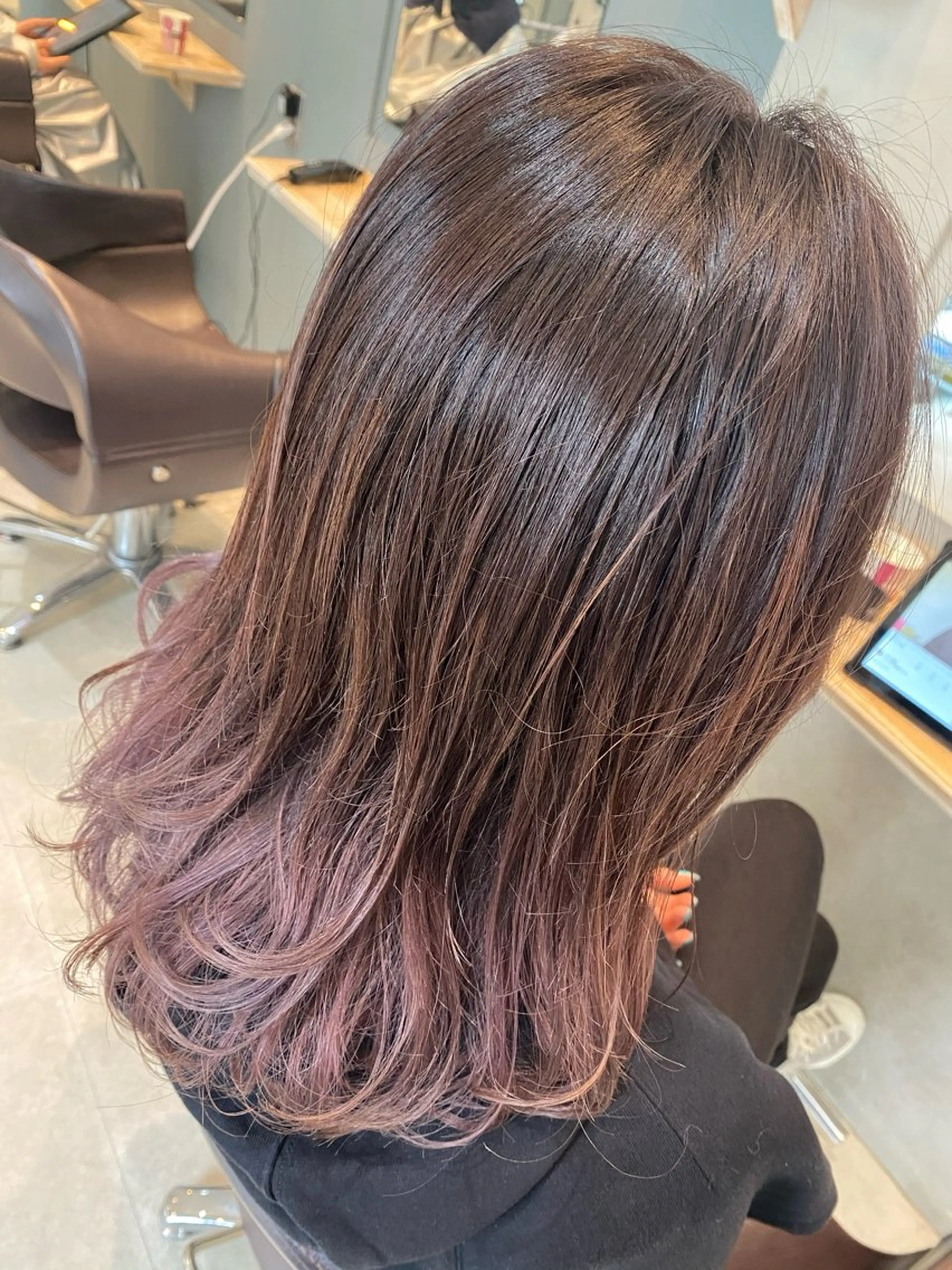 ロング カラー 塚本 昂のヘアスタイル