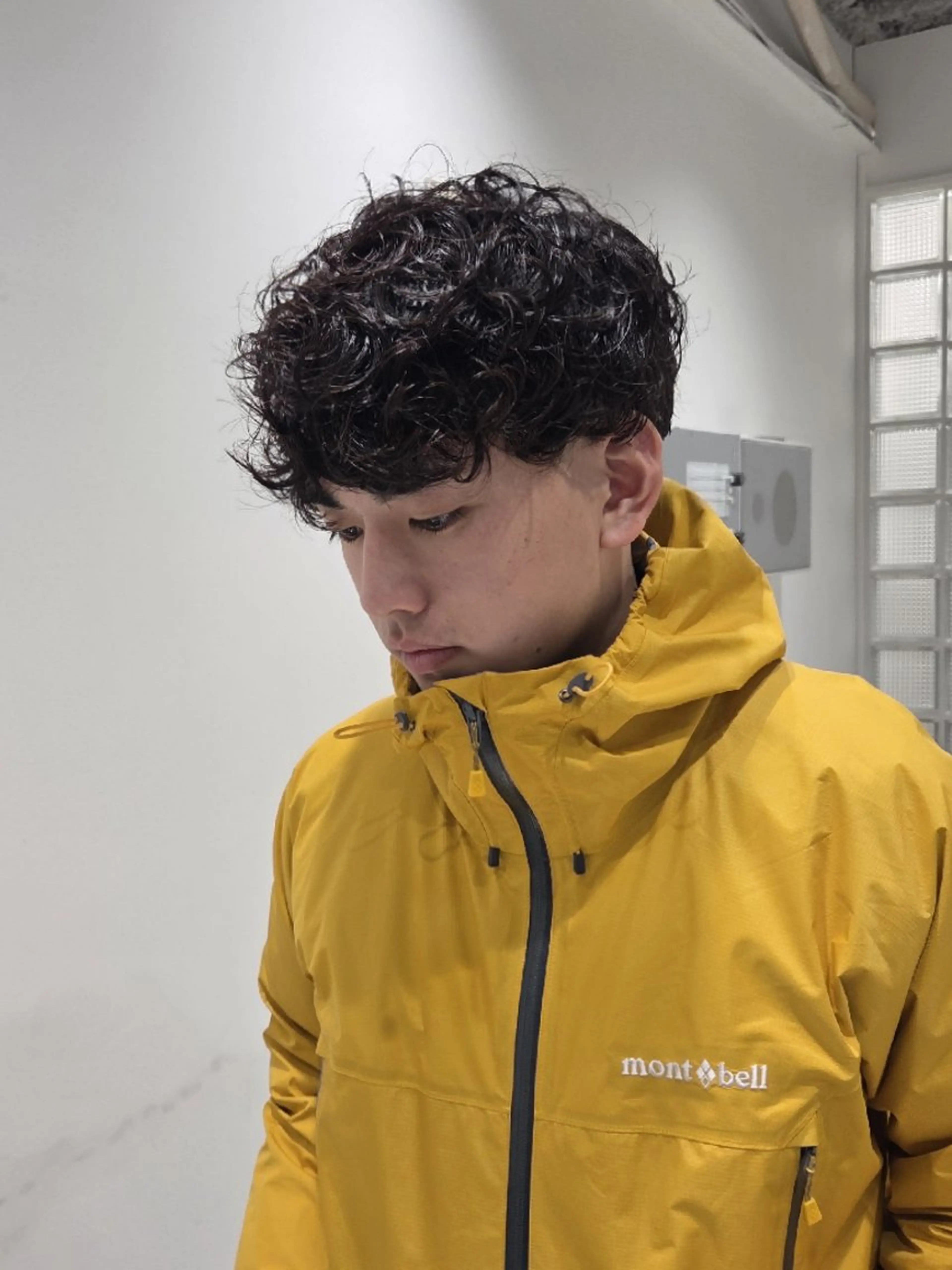 ショート パーマ メンズ ビジネス メンズパーマ ニュアンスパーマ カット パーマ ヘッドスパ YOKUTO/今日 ⭕️ブリーチパーマのヘアスタイル