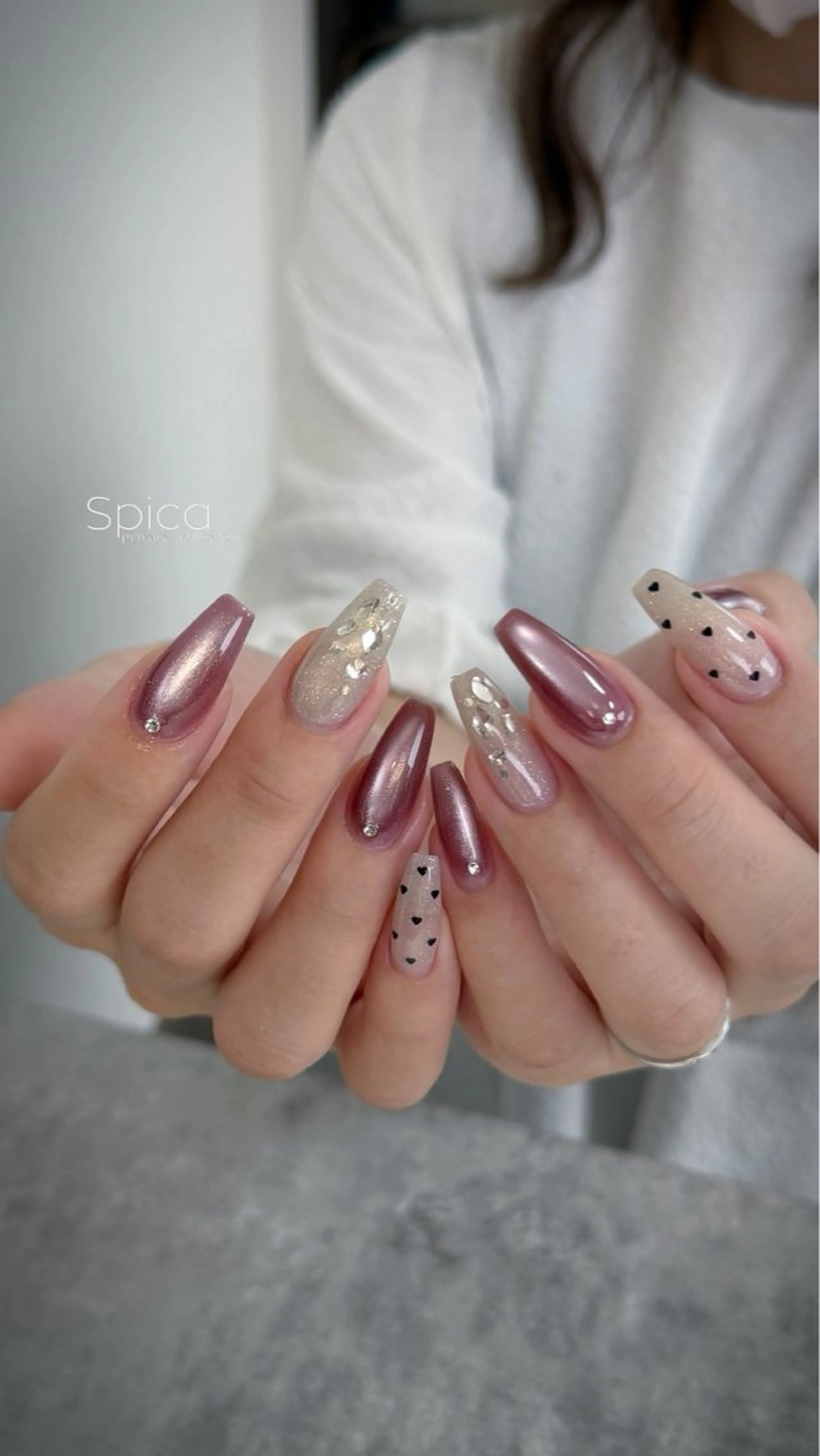 ロング nail salon Spicaのネイルデザイン
