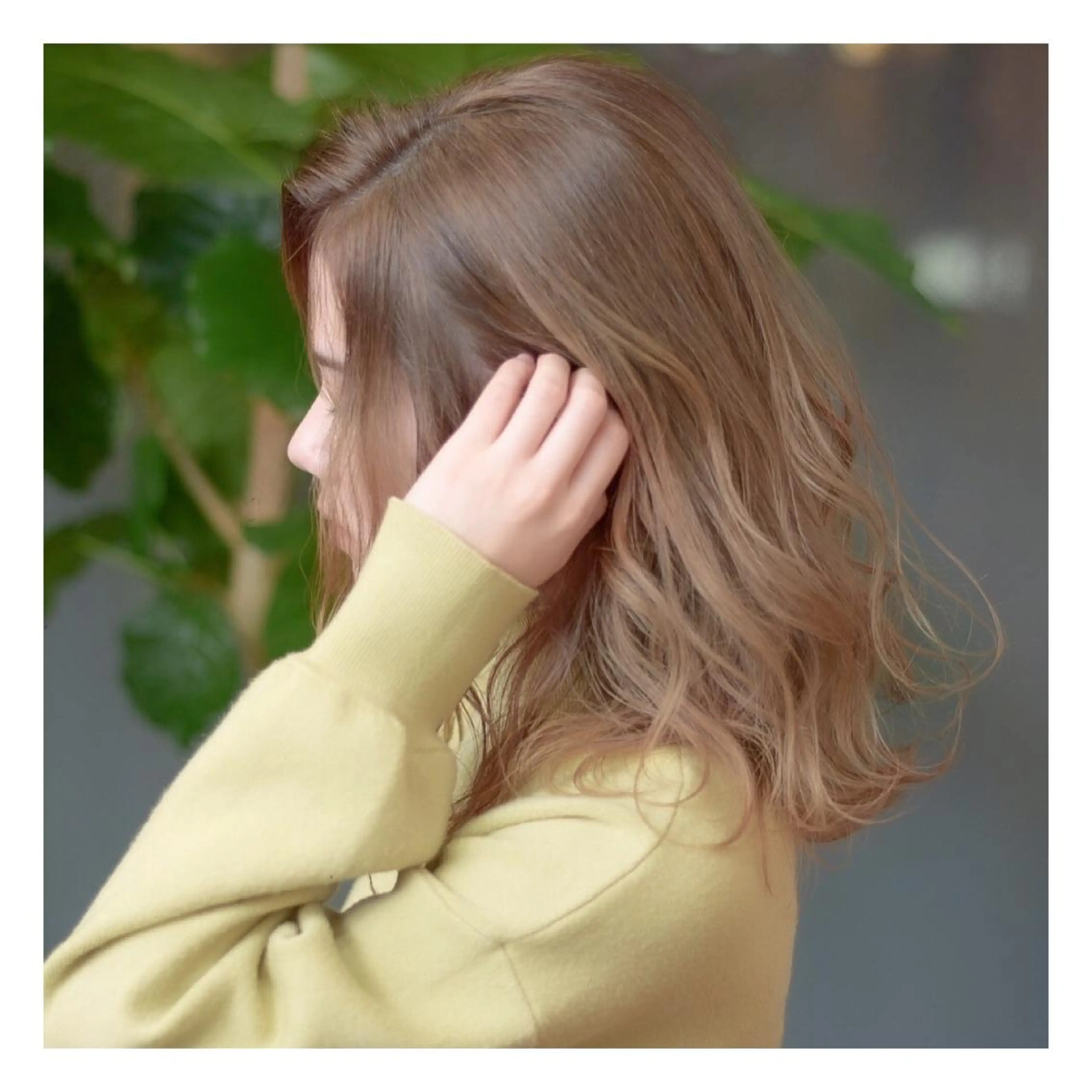 セミロング カラー ba-boo 広島のヘアスタイル