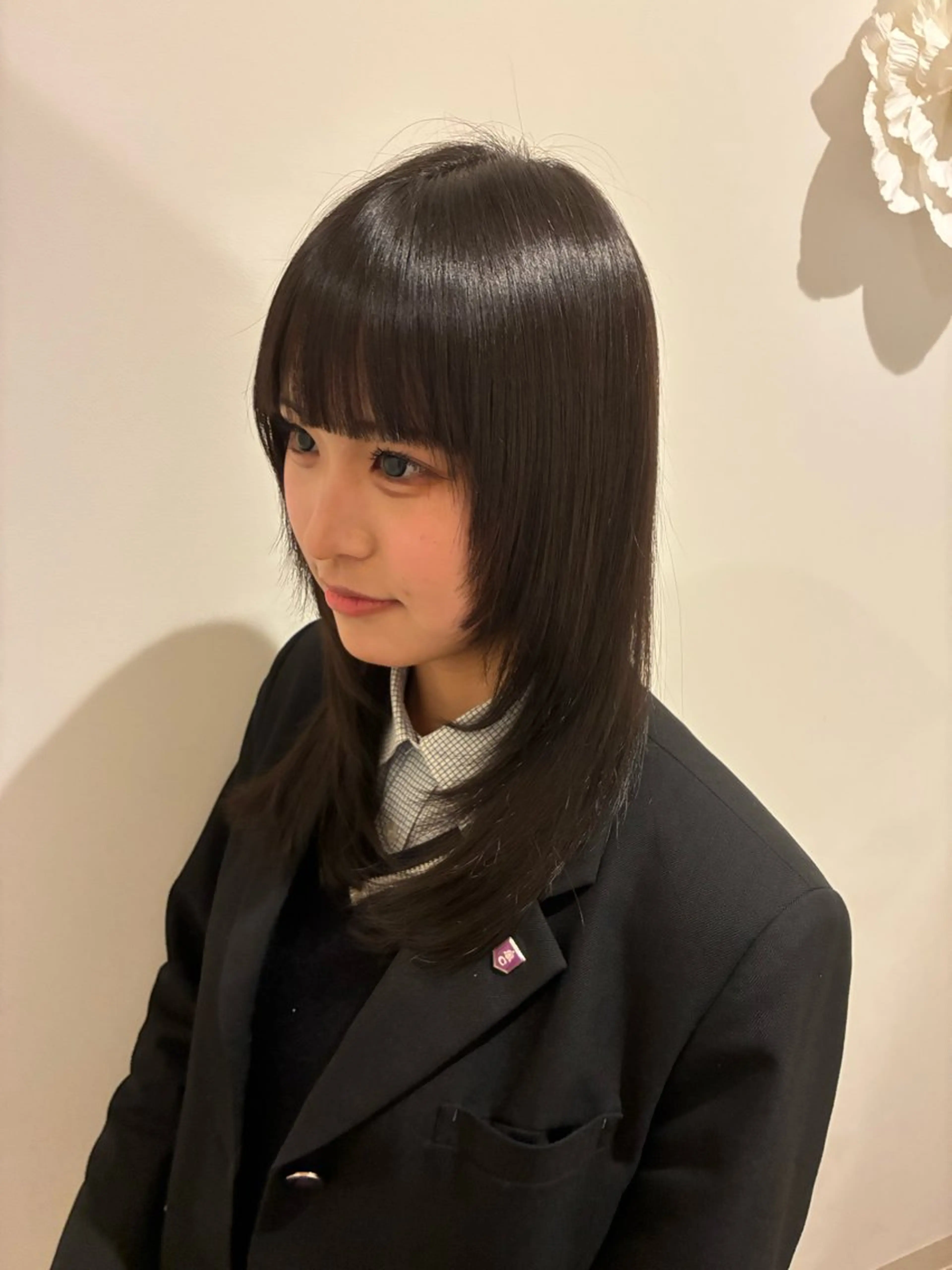 ミディアム 齊藤 聖輝のヘアスタイル