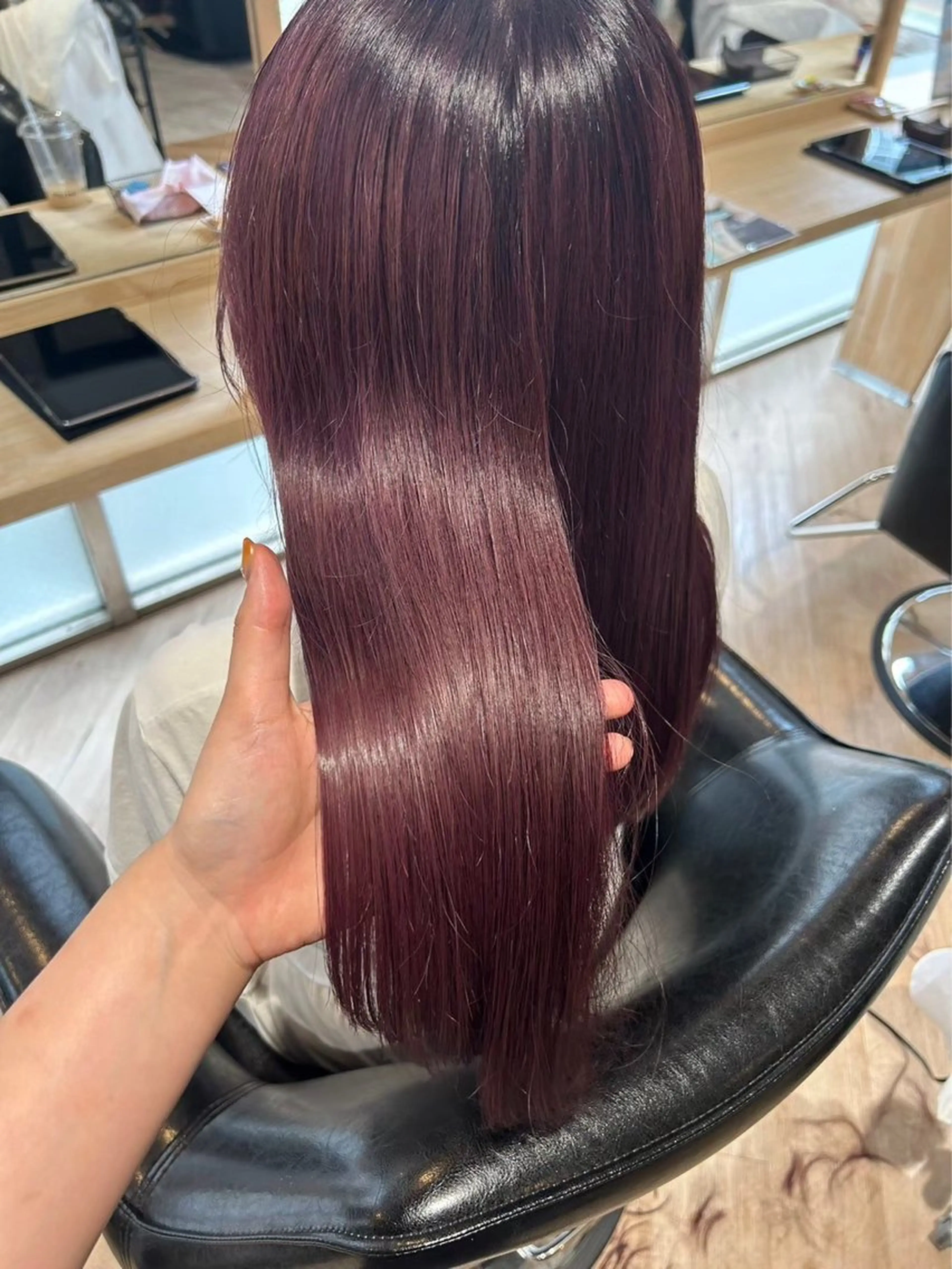 ロング カラー カット ヘアカラー ELLE&SALLY 石野のヘアスタイル