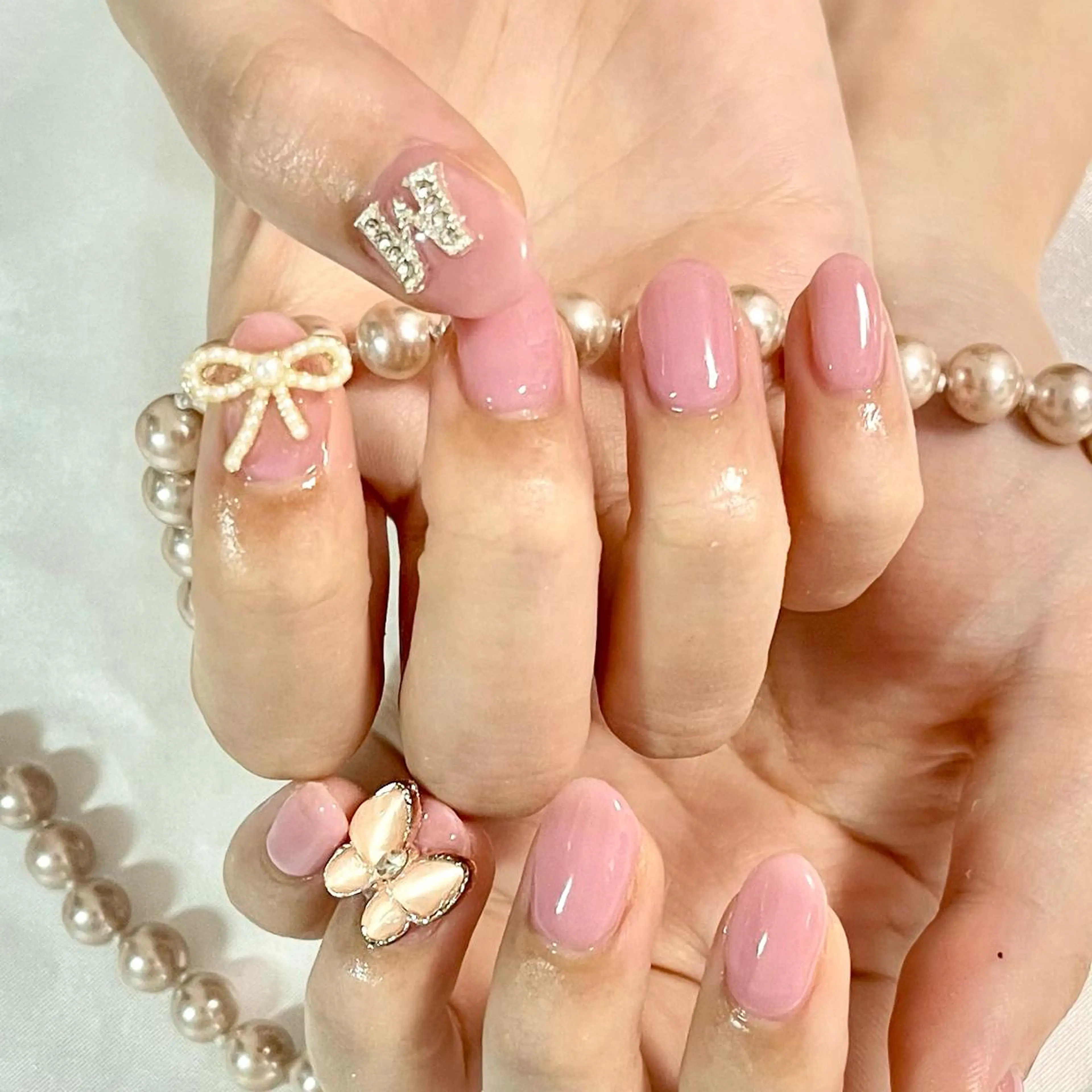 ネイル ジェルネイル 韓国ネイル ワンカラーネイル パラジェル ピンク 韓国ネイル💠 Tomoのネイルデザイン