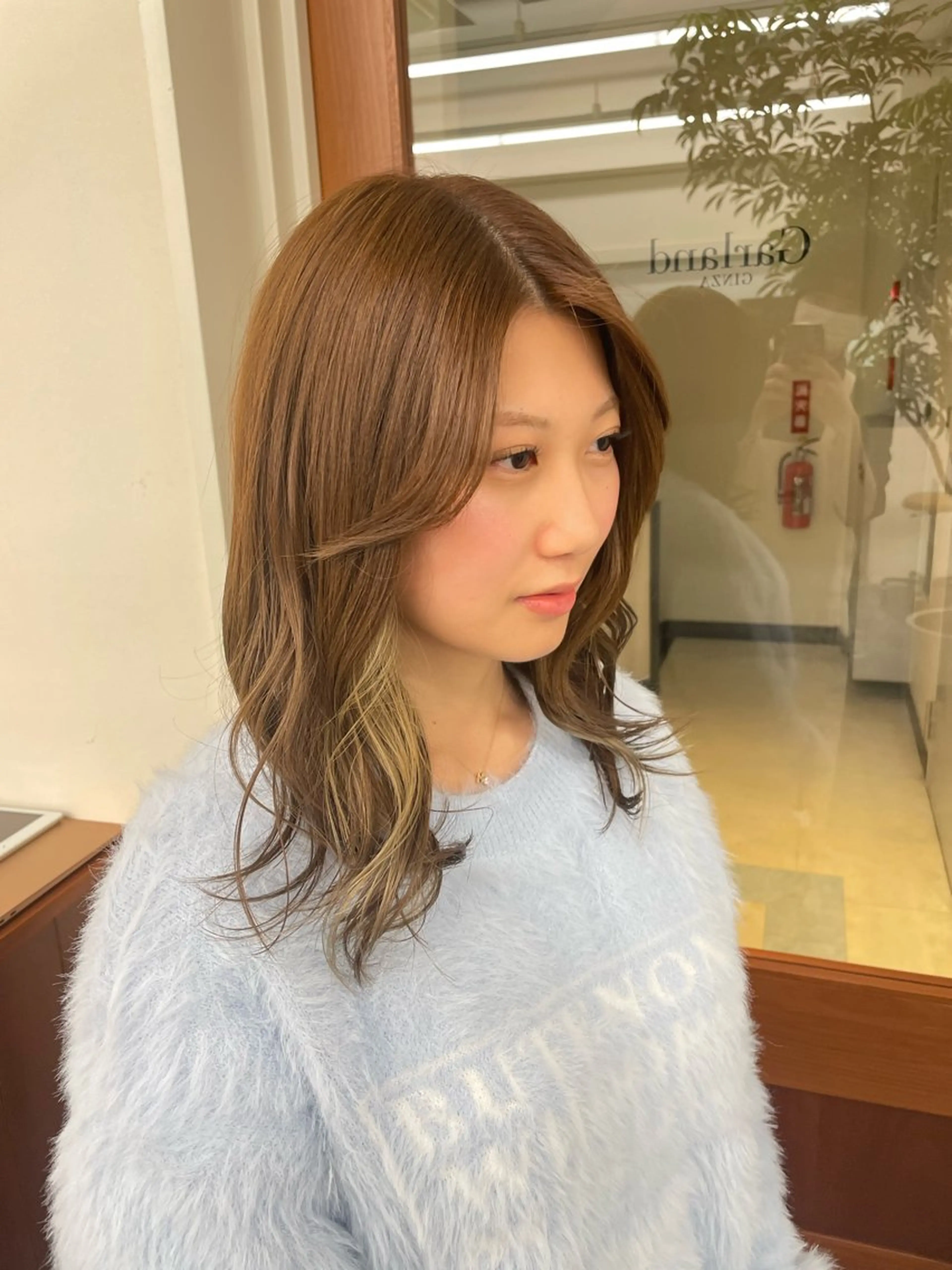 【補修+保湿トリートメント付き‼️】カット+ケアカラーの写真