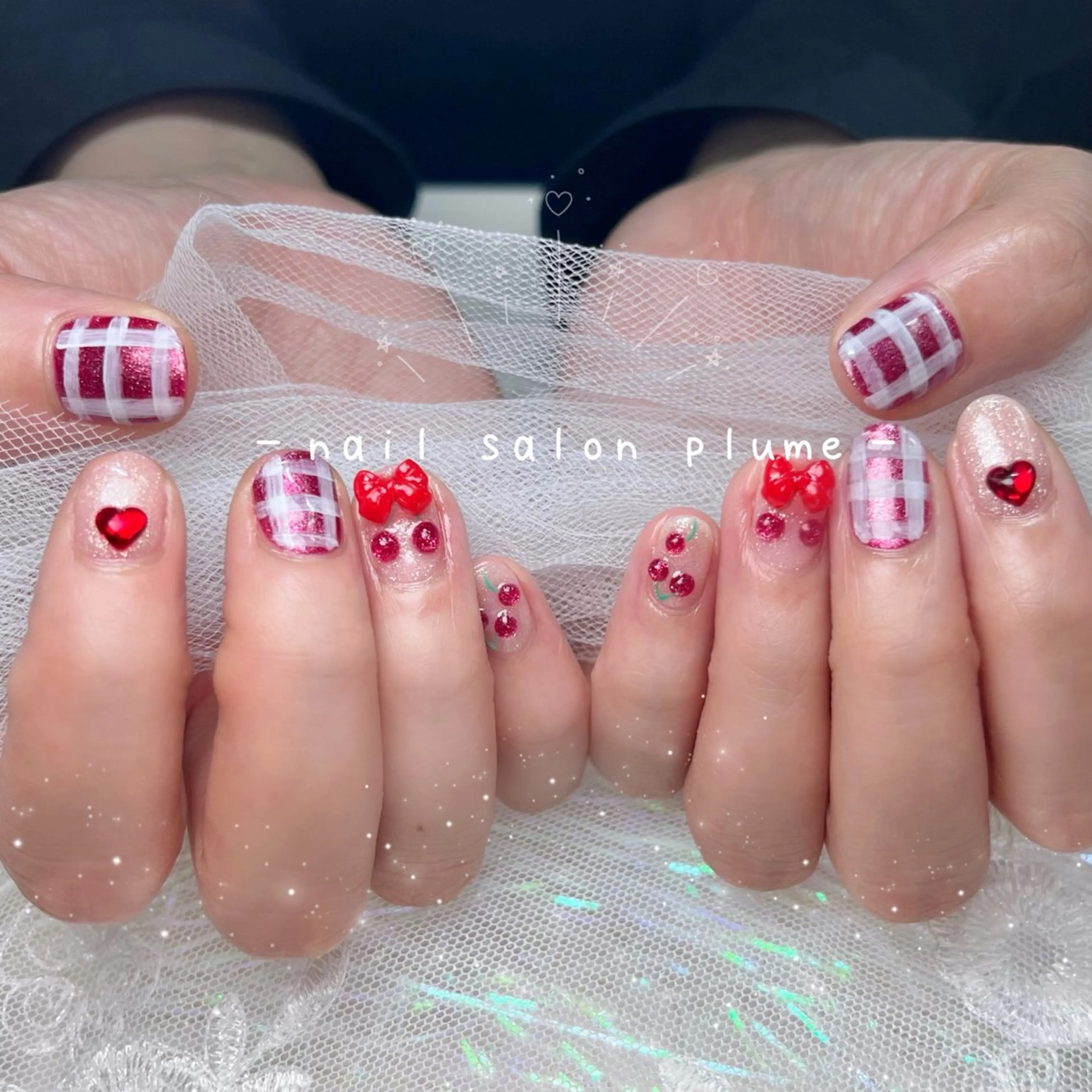 ネイル ハンドネイル plume nail ☆韓国ネイルのネイルデザイン