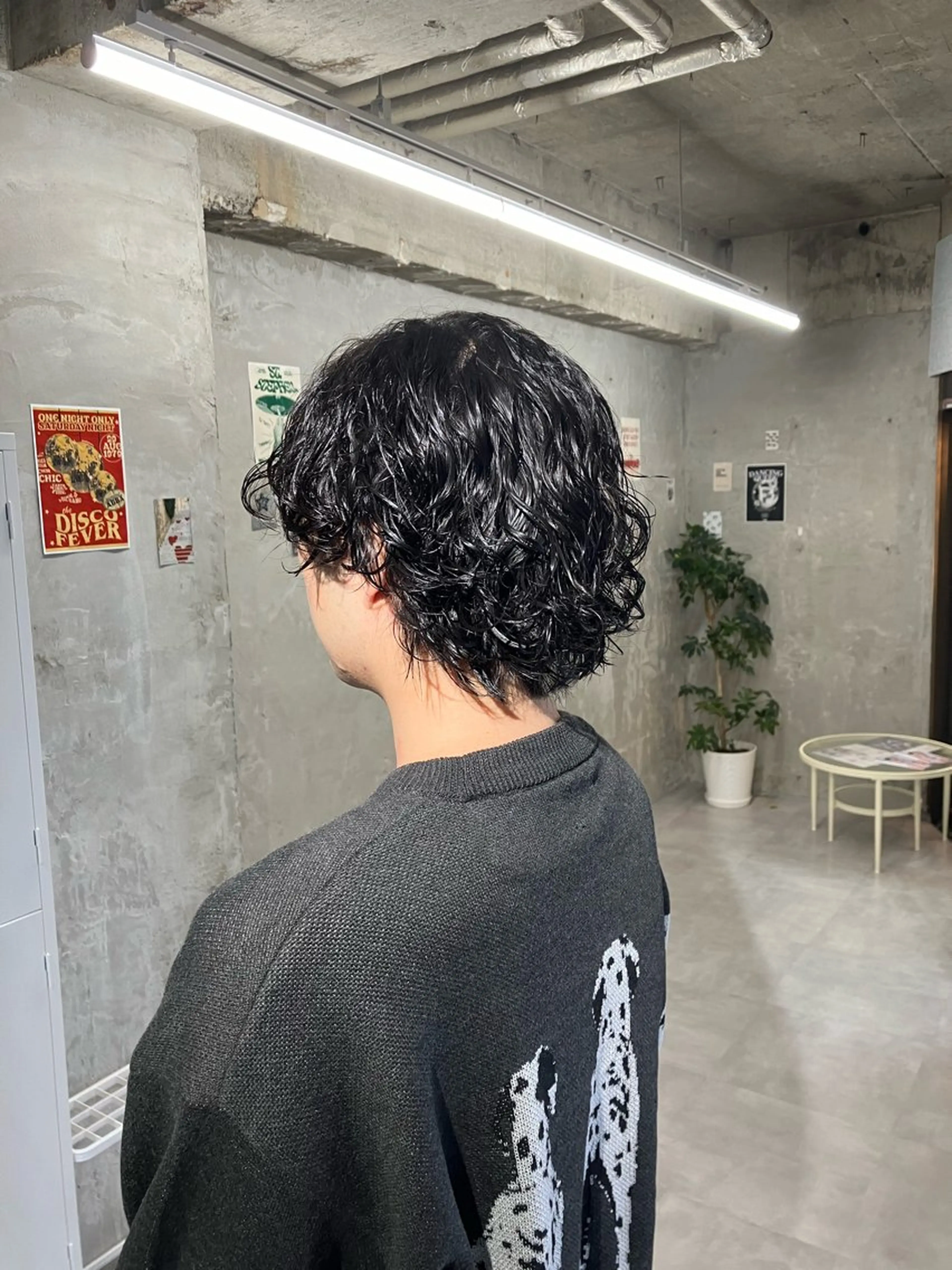 ショート パーマ メンズ メンズパーマ カット パーマ トリートメント door white hideのヘアスタイル