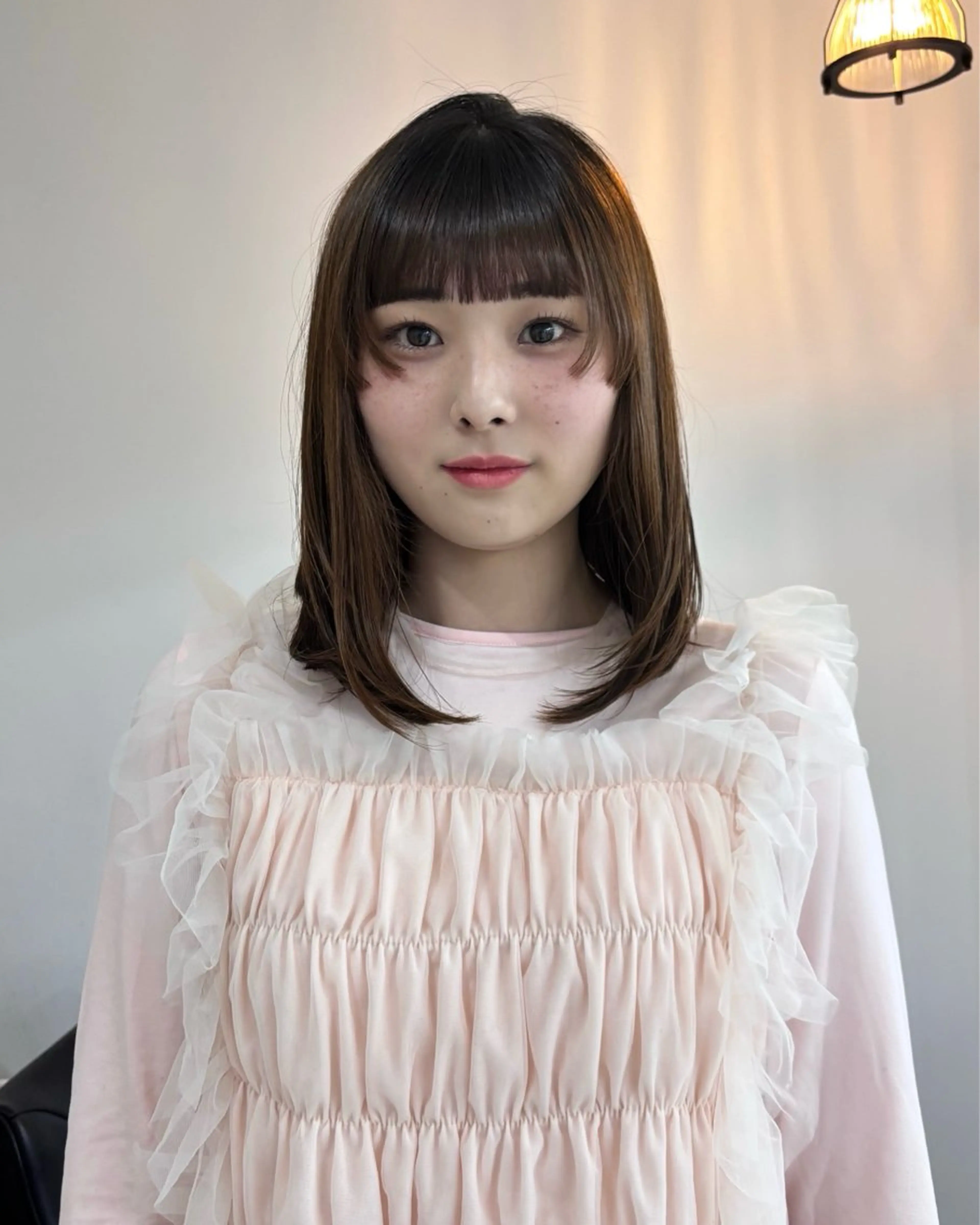 ミディアム 姫カット レイヤーカット ローレイヤー kaze代官山 🪽kanameのヘアスタイル