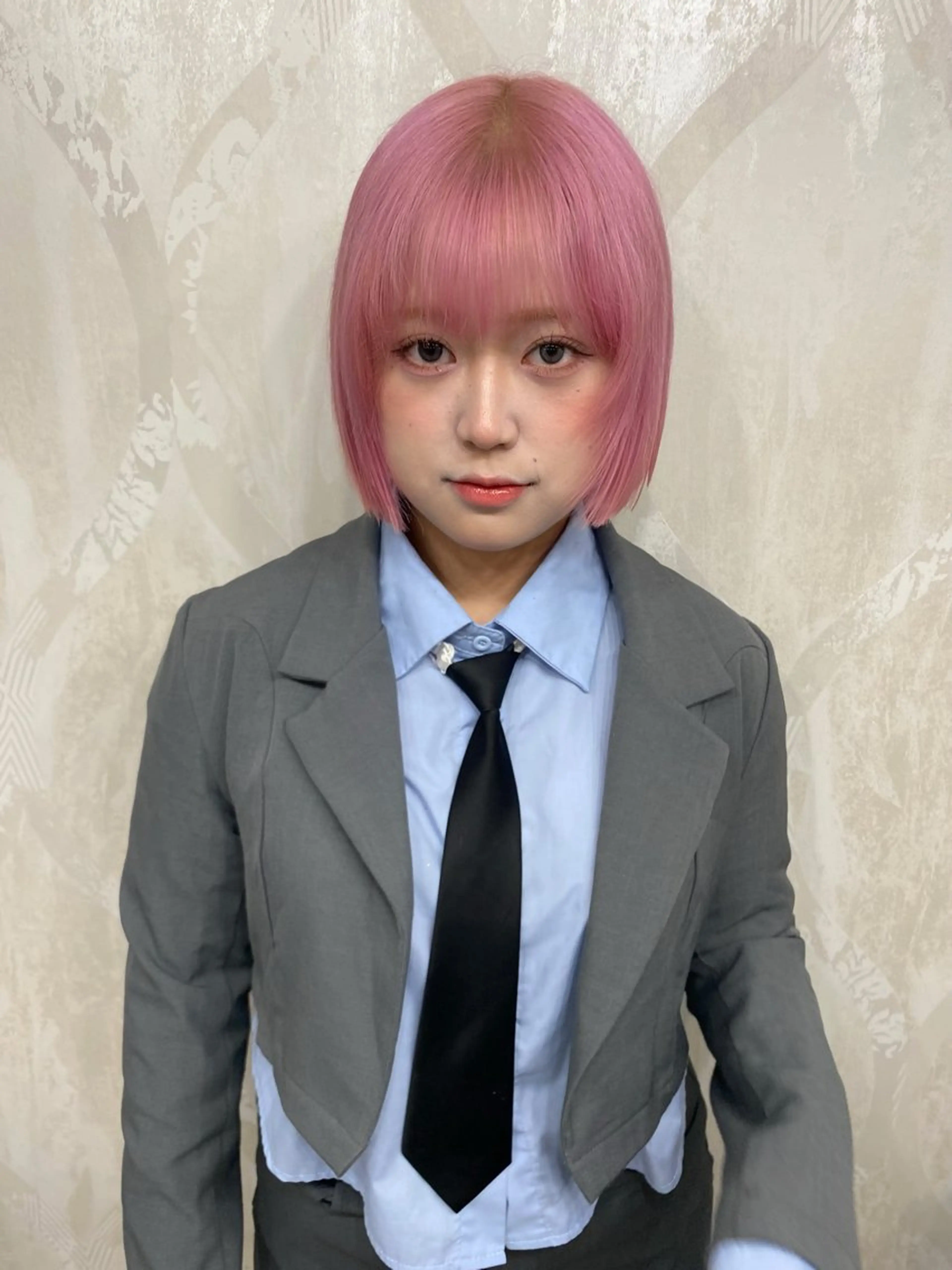 ショート カラー ヘアアレンジ ヘアカラー 🧡梅田ハイトーン カラー🧡runaのヘアスタイル