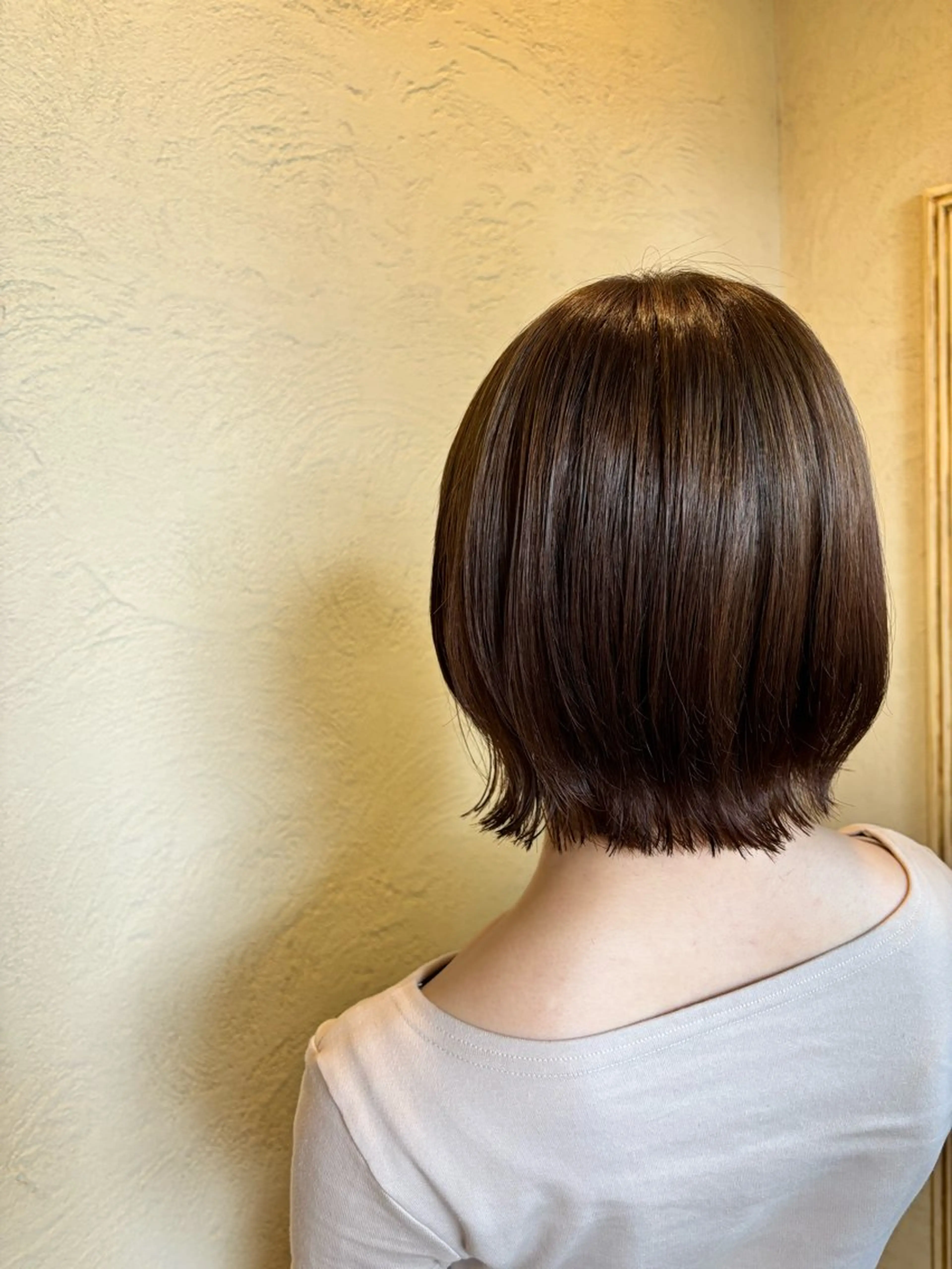 ミディアム ルプラボウ／艶カラー ／髪質改善／アサミのヘアスタイル