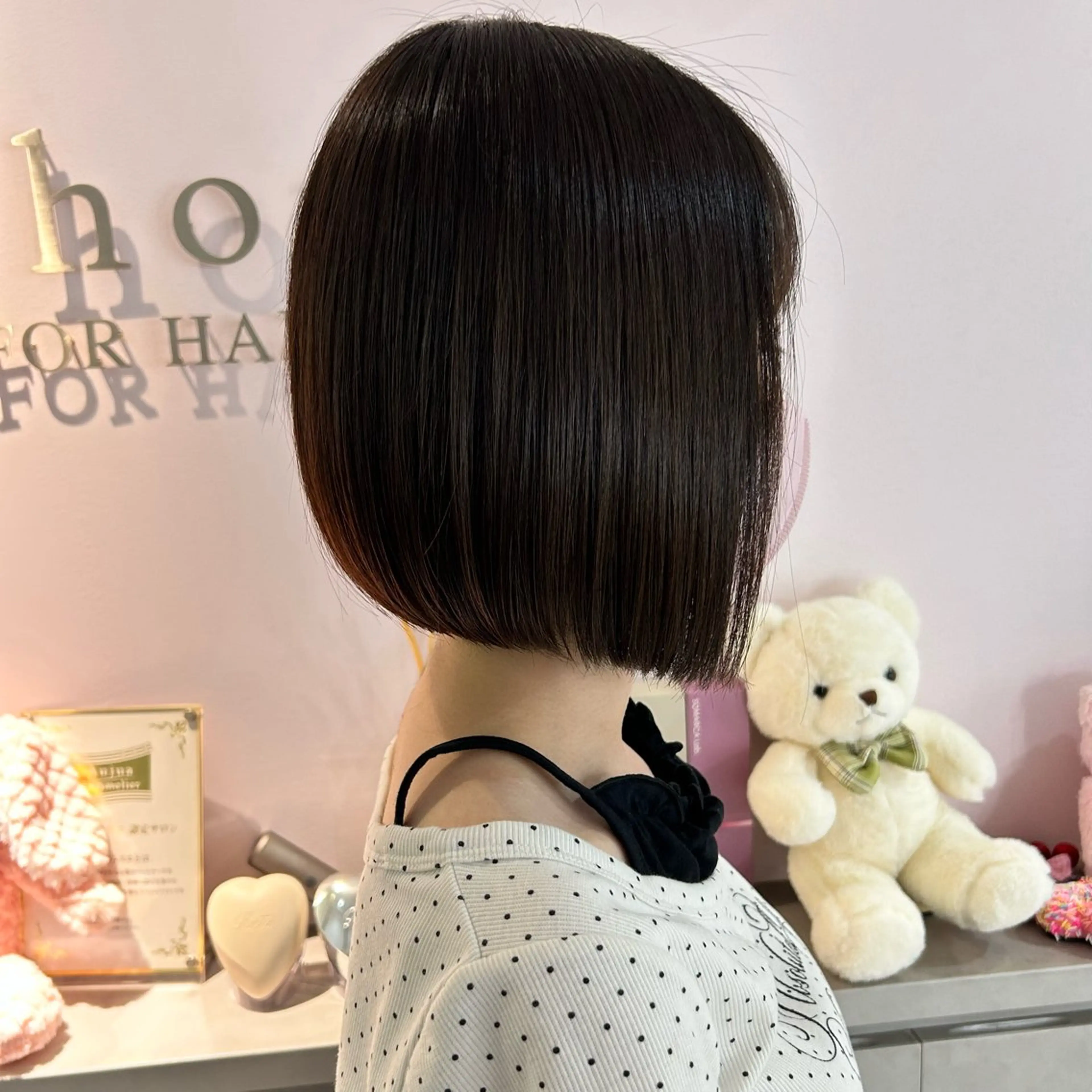 ショート ボブ×艶髪｜ 艶カラー🩶石橋怜大のヘアスタイル