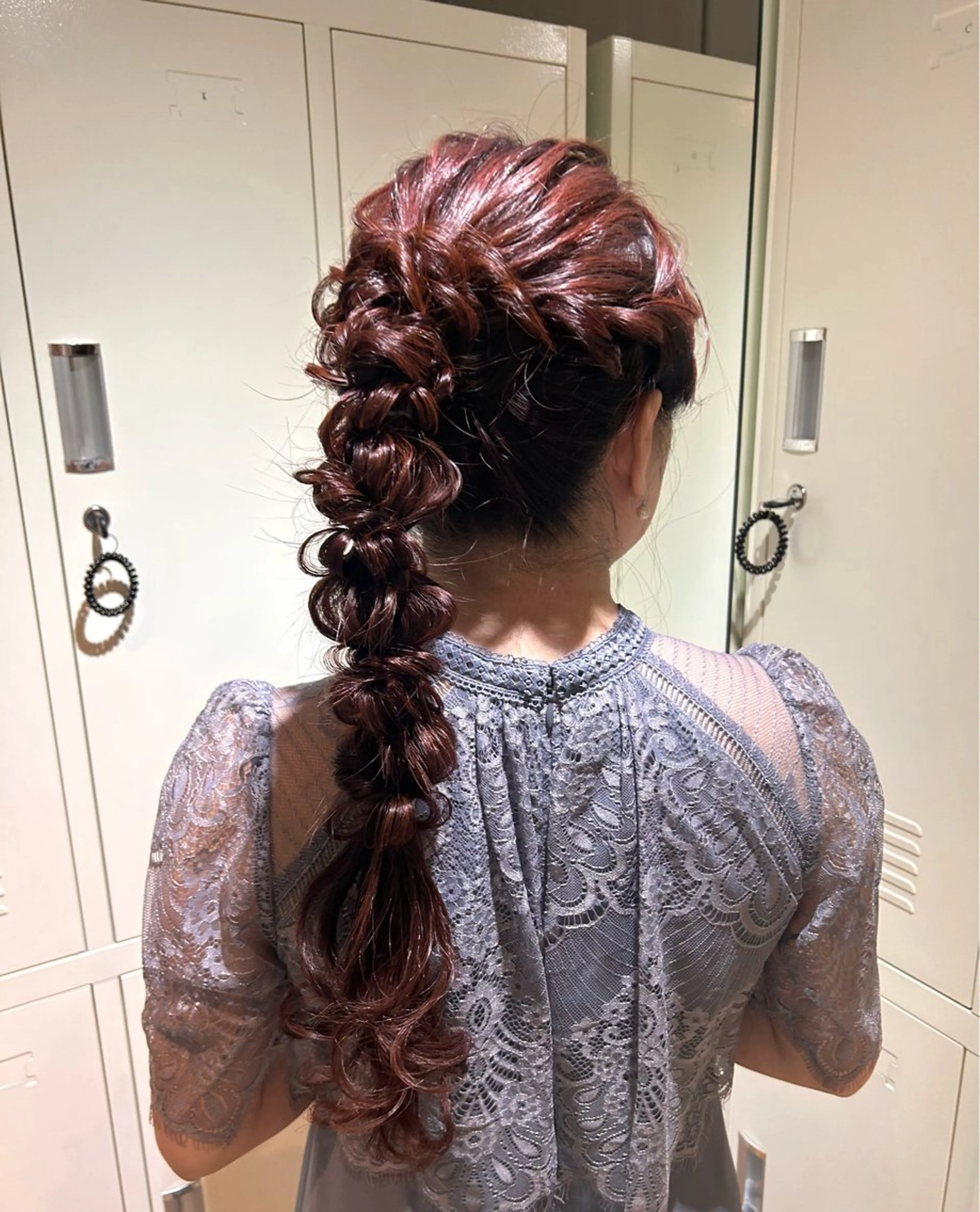 ロング ヘアアレンジ ヘアセット 大阪美容室 Rioのヘアスタイル