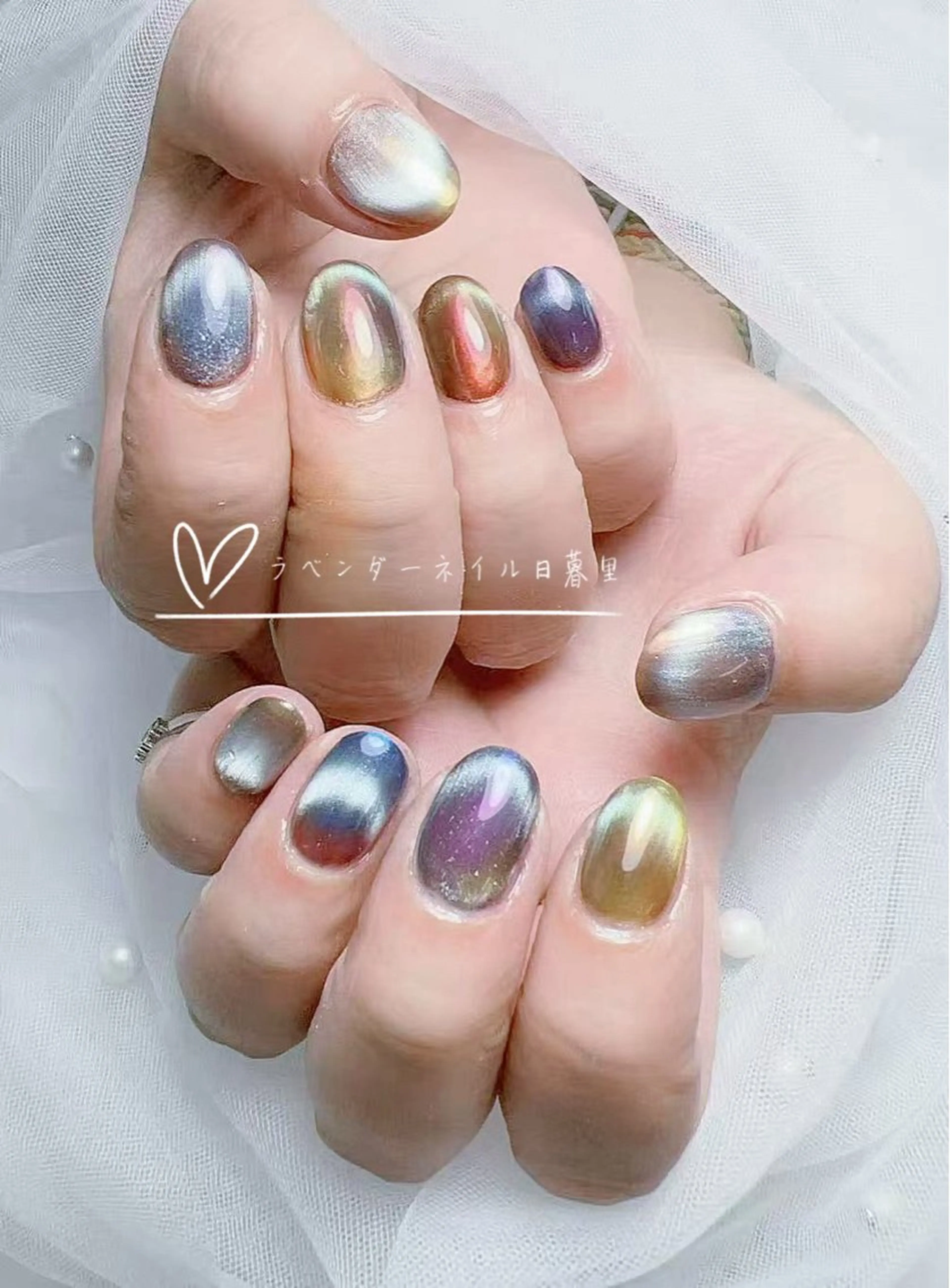 ネイル フットネイル 日暮里2 lavenderのネイルデザイン