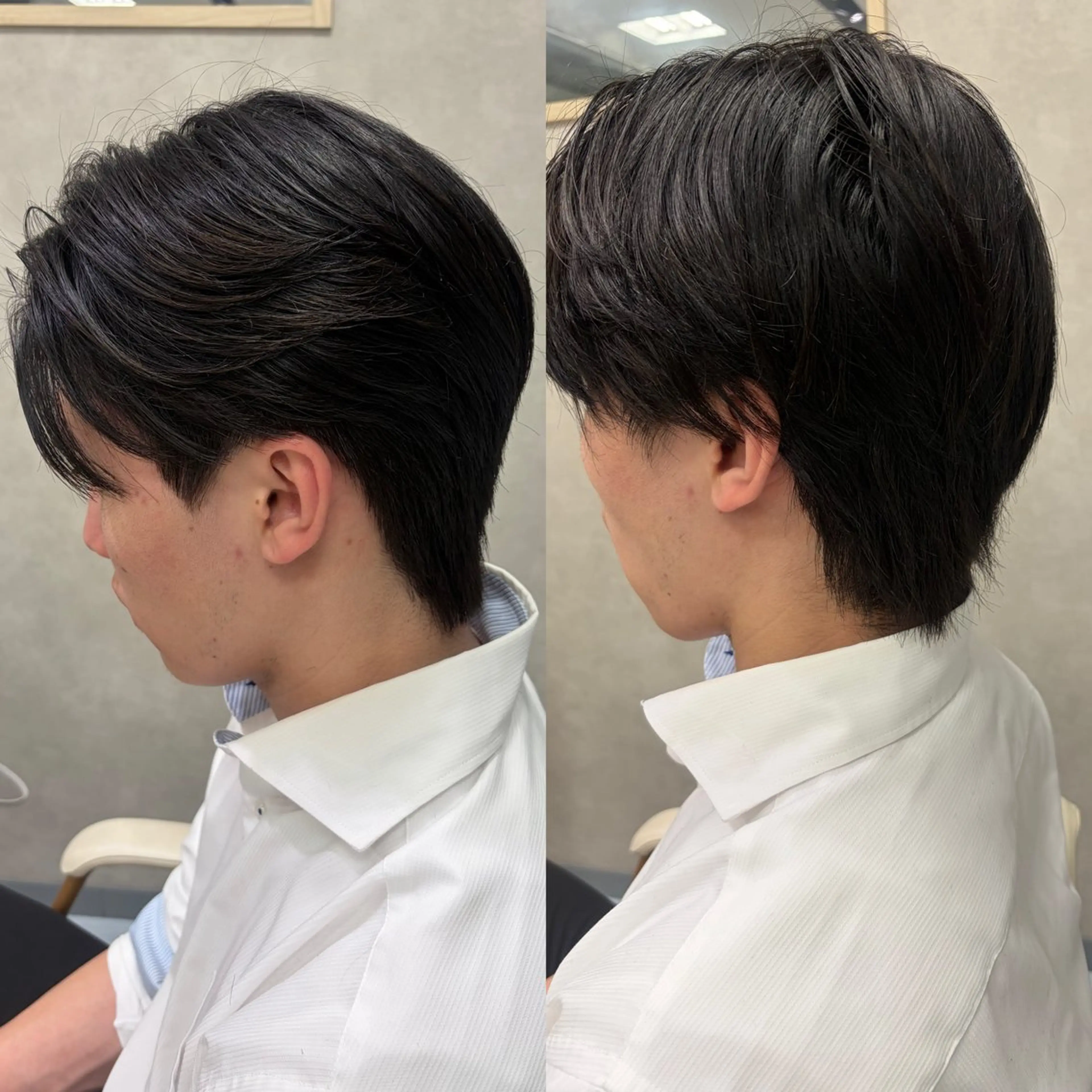 パーマ メンズ ダウンパーマ特化💎 ボブ・レイヤーりなのヘアスタイル