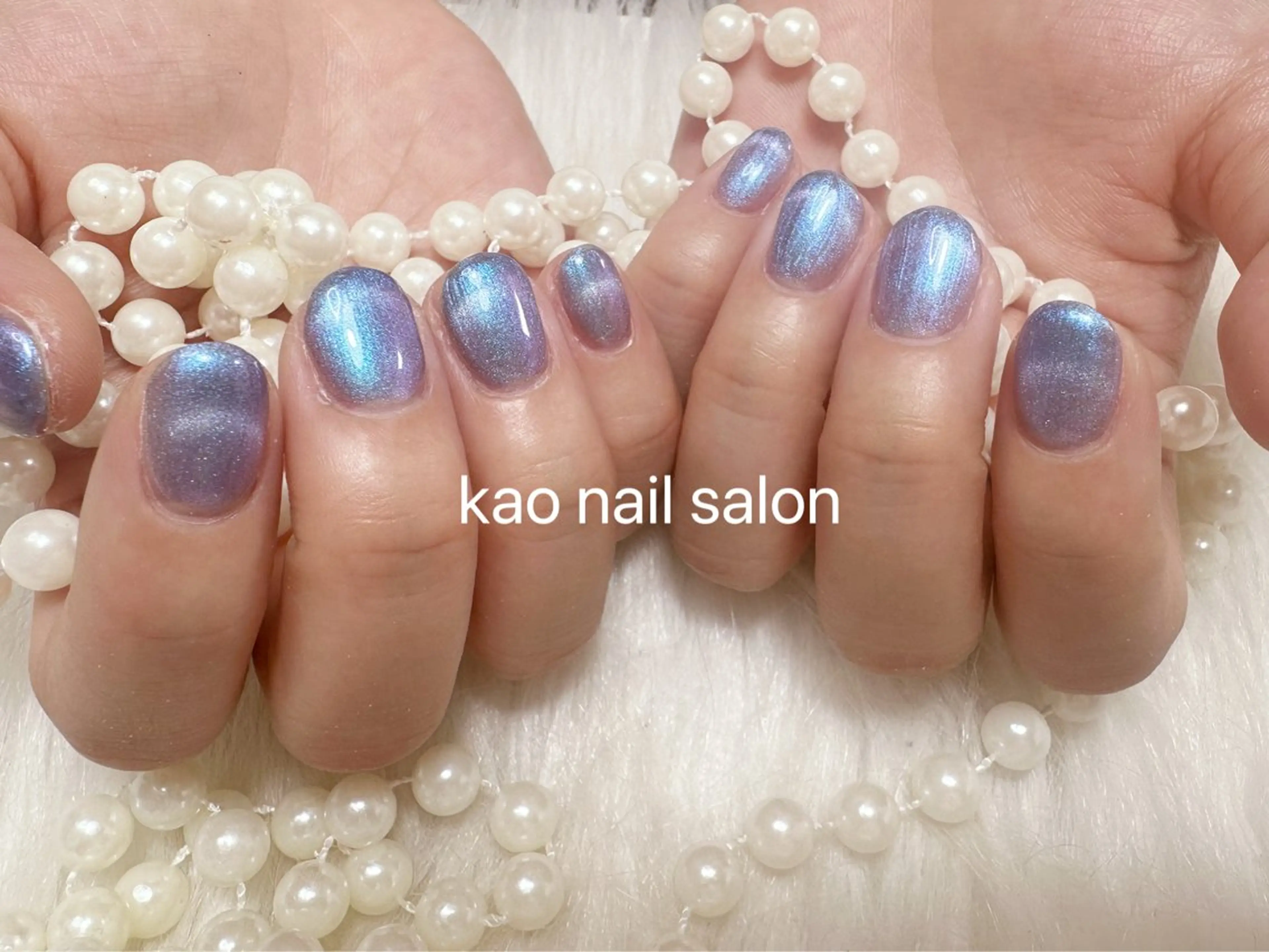 ネイル kao nail マグネット/長さだしのネイルデザイン