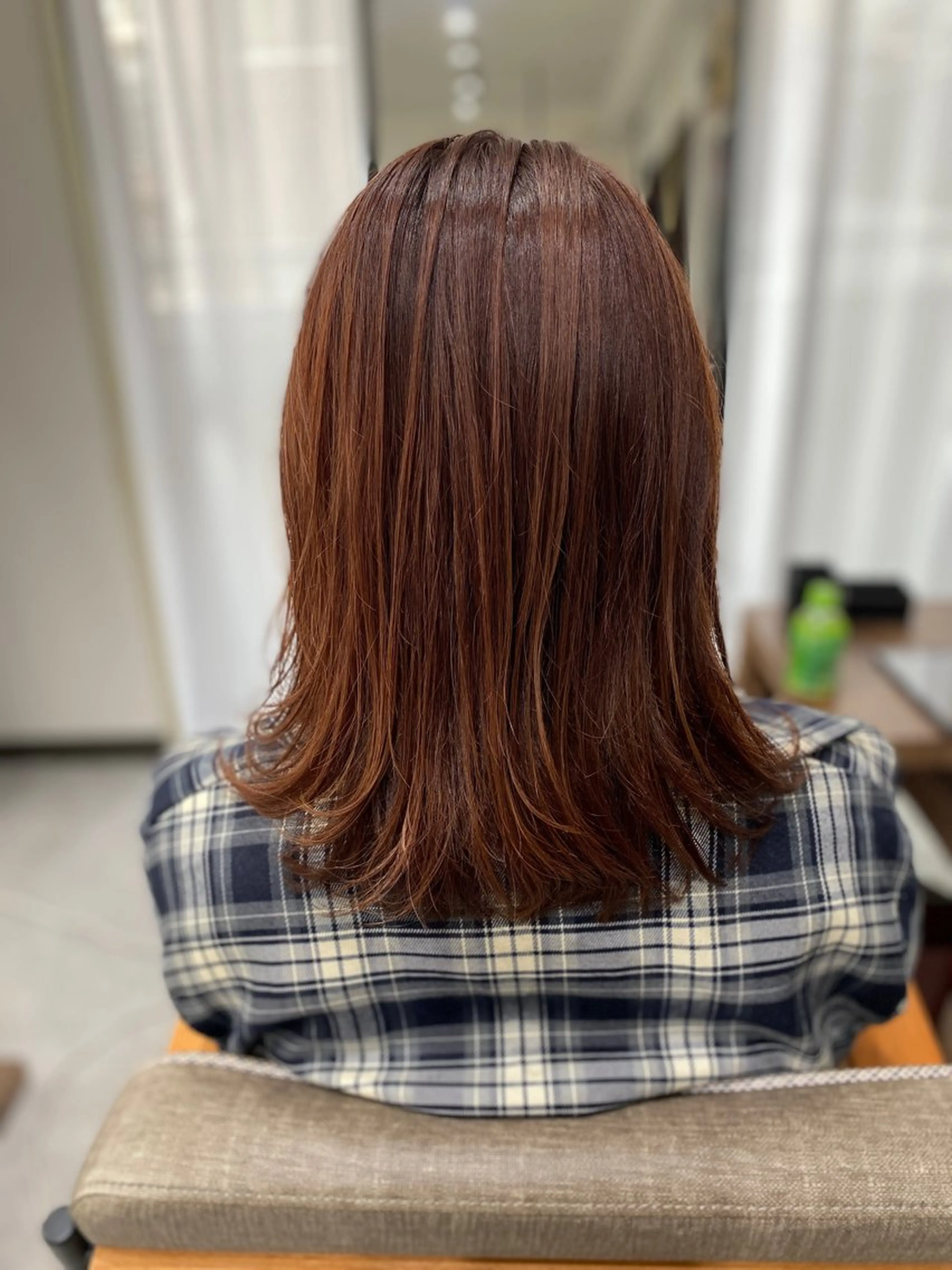ロング カラー カット ヘアカラー へんみ みかのヘアスタイル