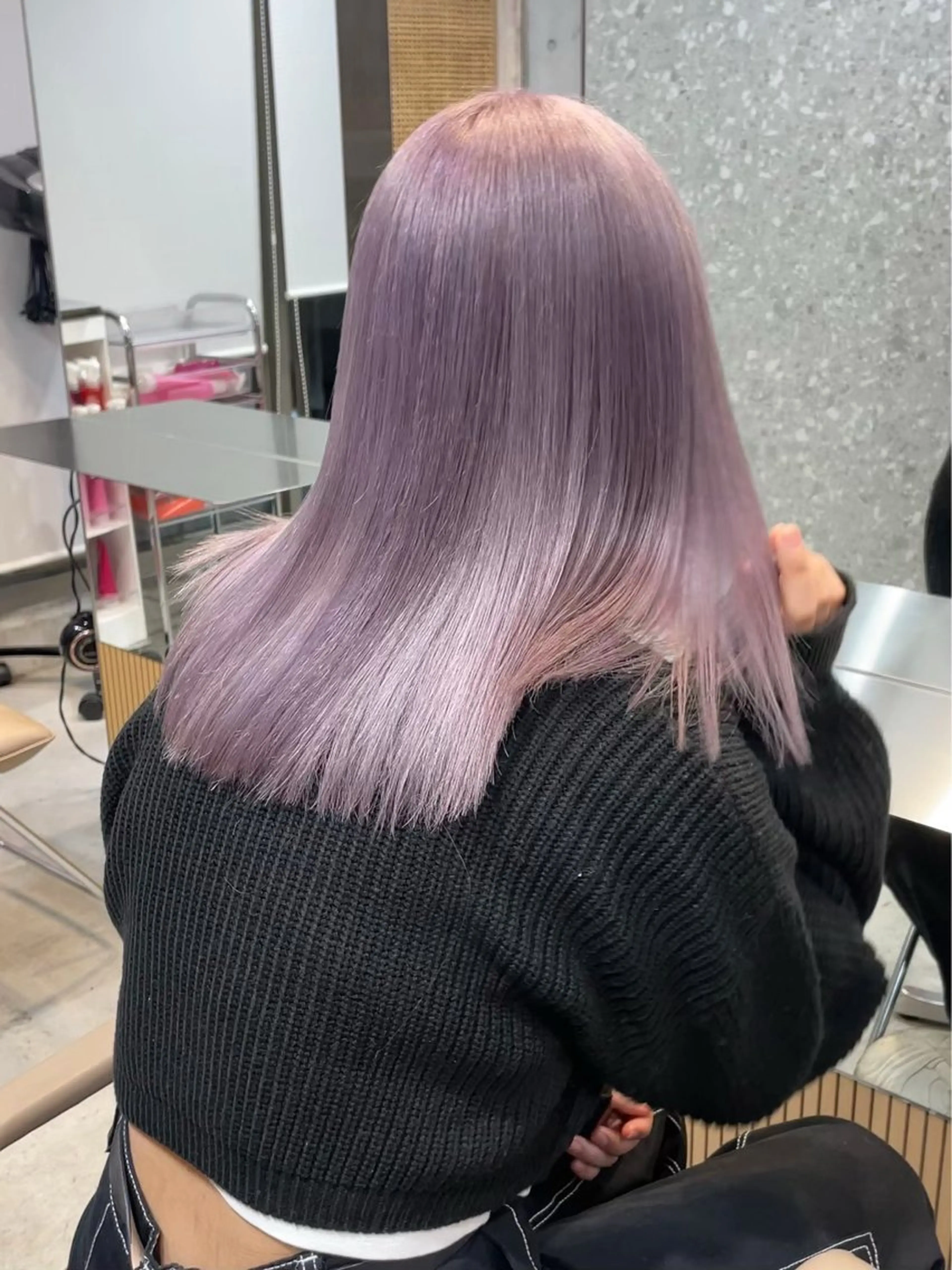 ロング ミルクティーベージュ /ボブ/あげは🎀のヘアスタイル