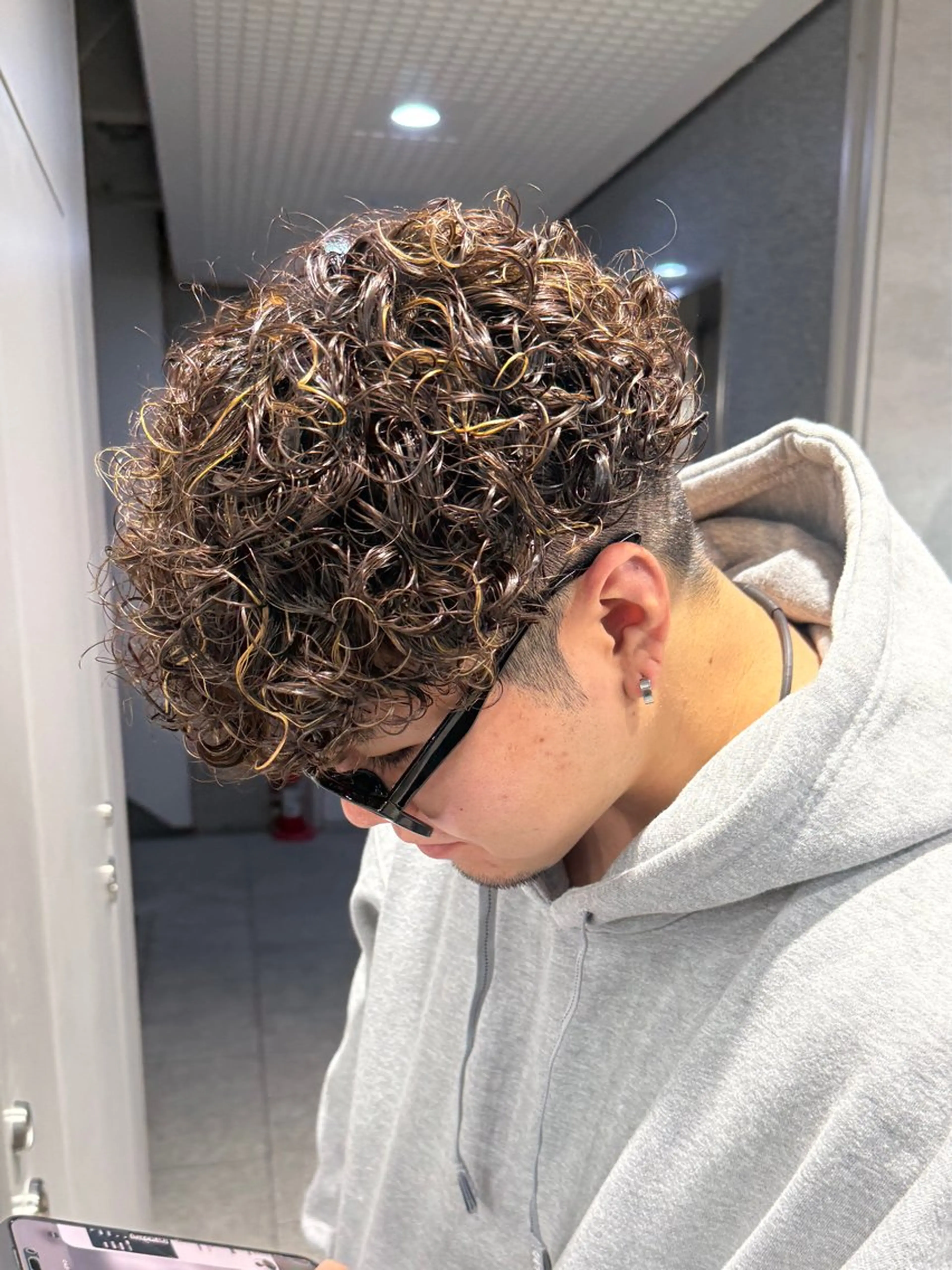 ショート パーマ メンズ 【メンズサロン】 BLUCK 横浜のヘアスタイル