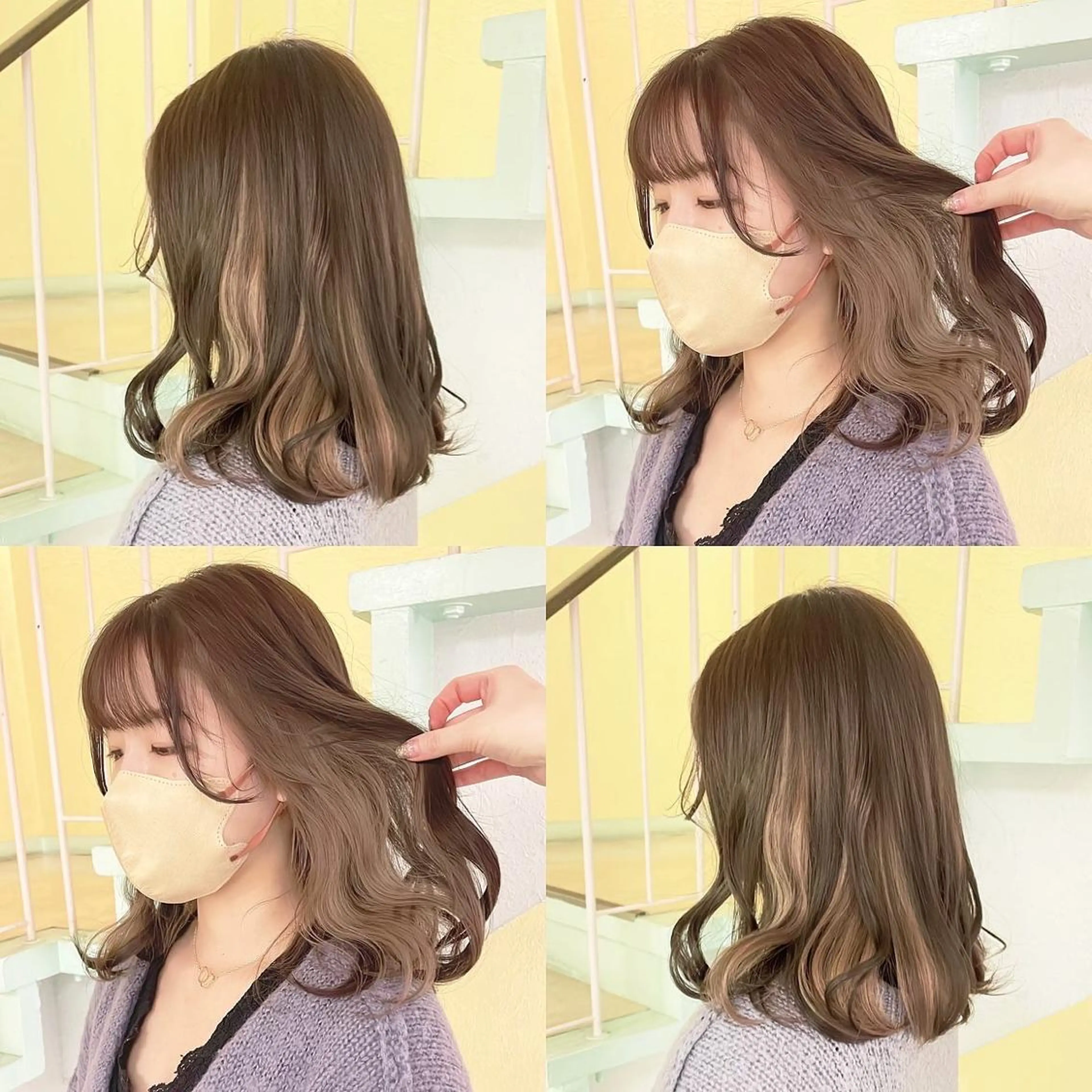 カラー ヘアカラー トリートメント 渋谷:インナーカラー ／🍒エリカ🍒のヘアスタイル