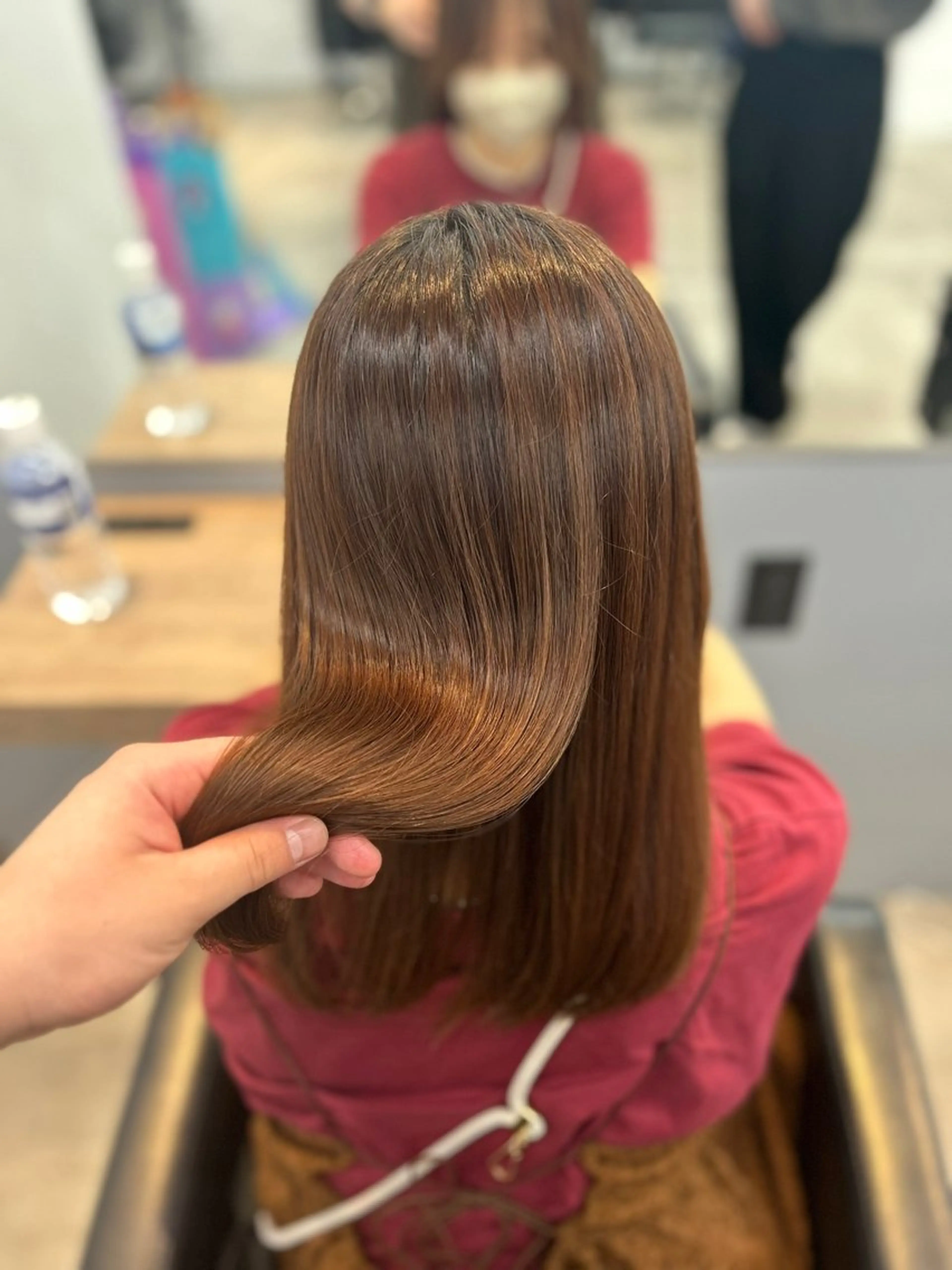 ワンカラー🌰ベージュカラー🌰ケアカラー＆頭皮クレンジング(marbb)付きの写真