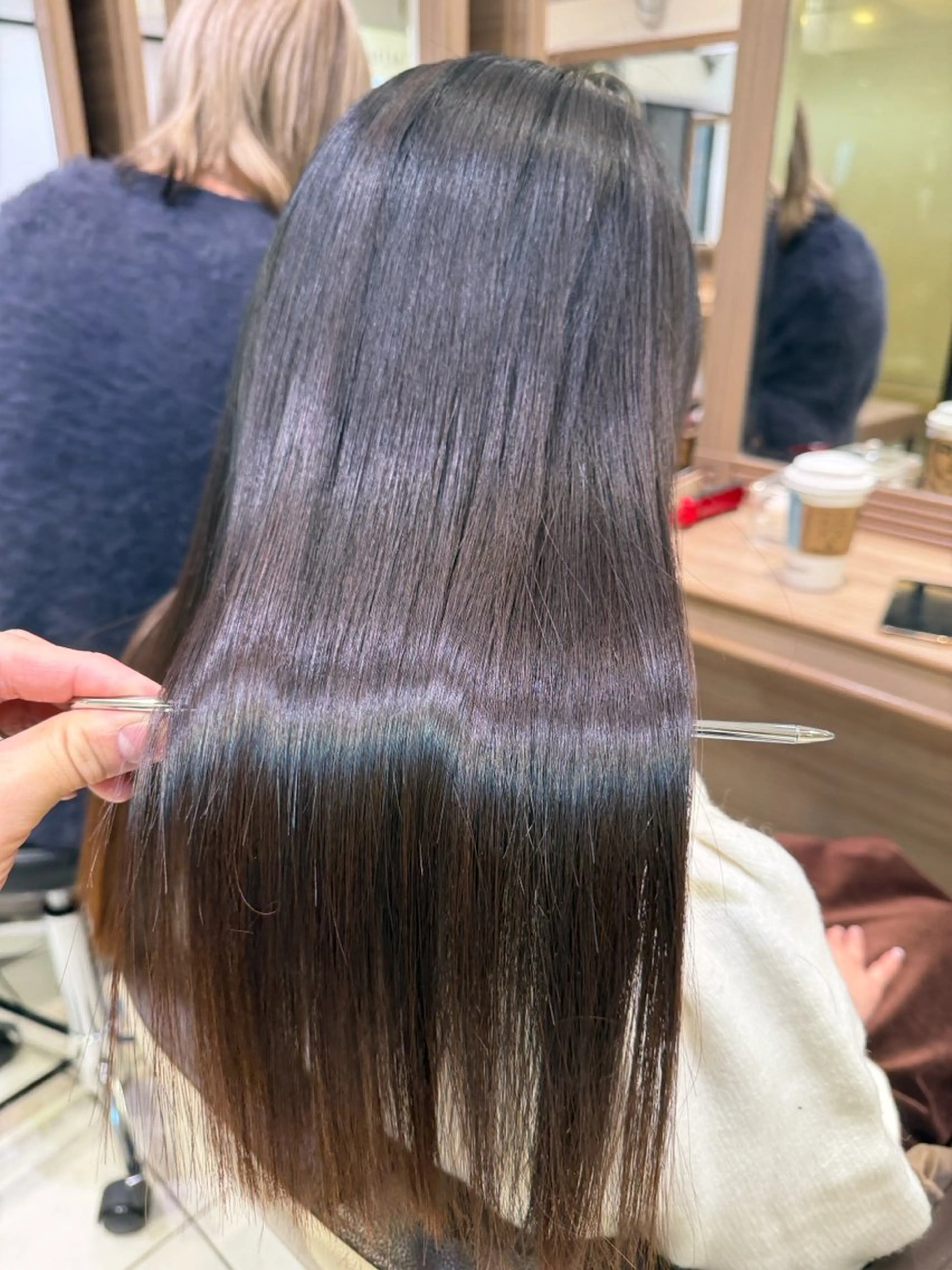 ロング 縮毛矯正 華澄🌸カラーモデル 縮毛モデル募集中🌸のヘアスタイル