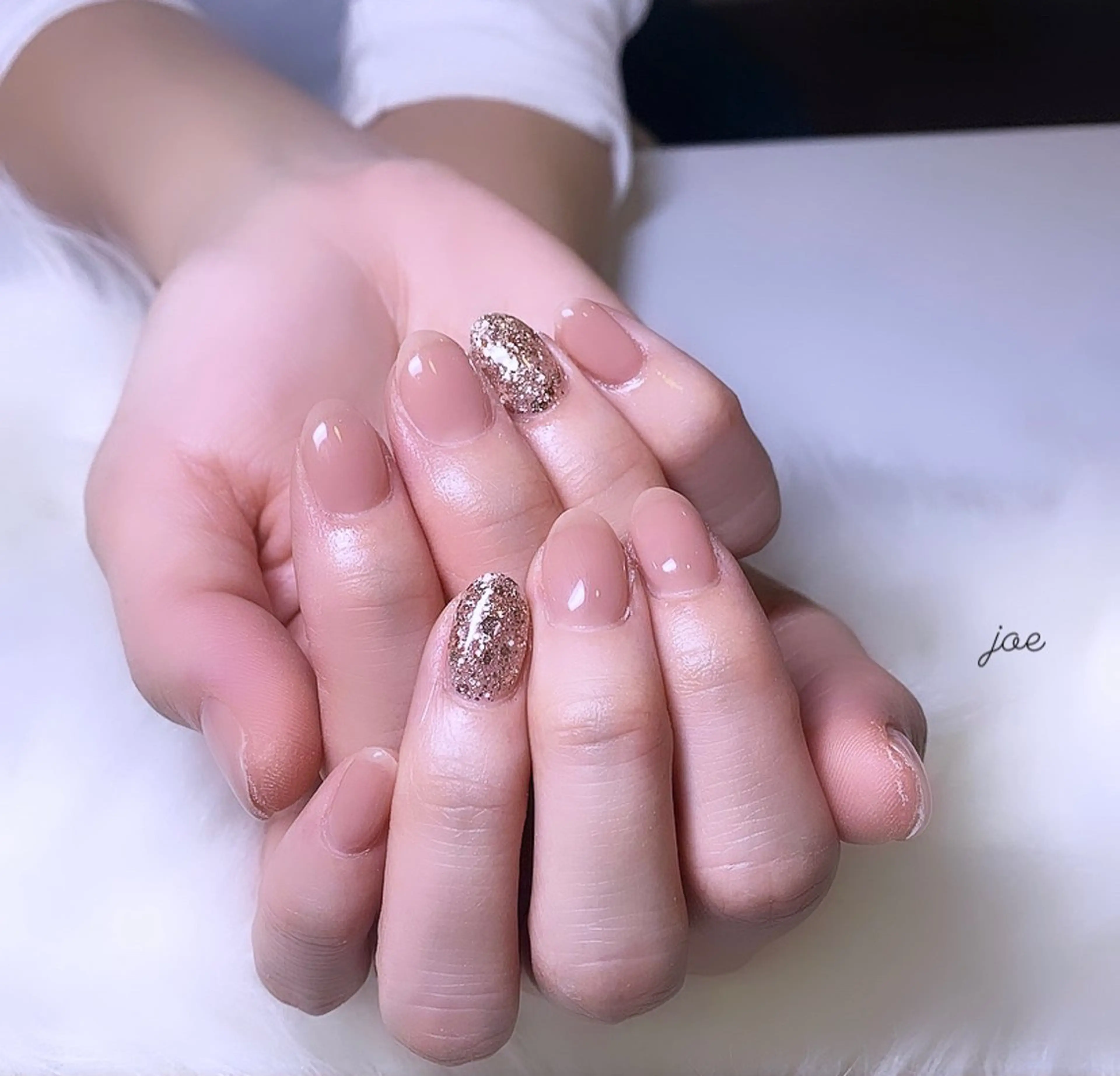 ネイル ラメ(グリッター) 石堂 さくらのネイルデザイン