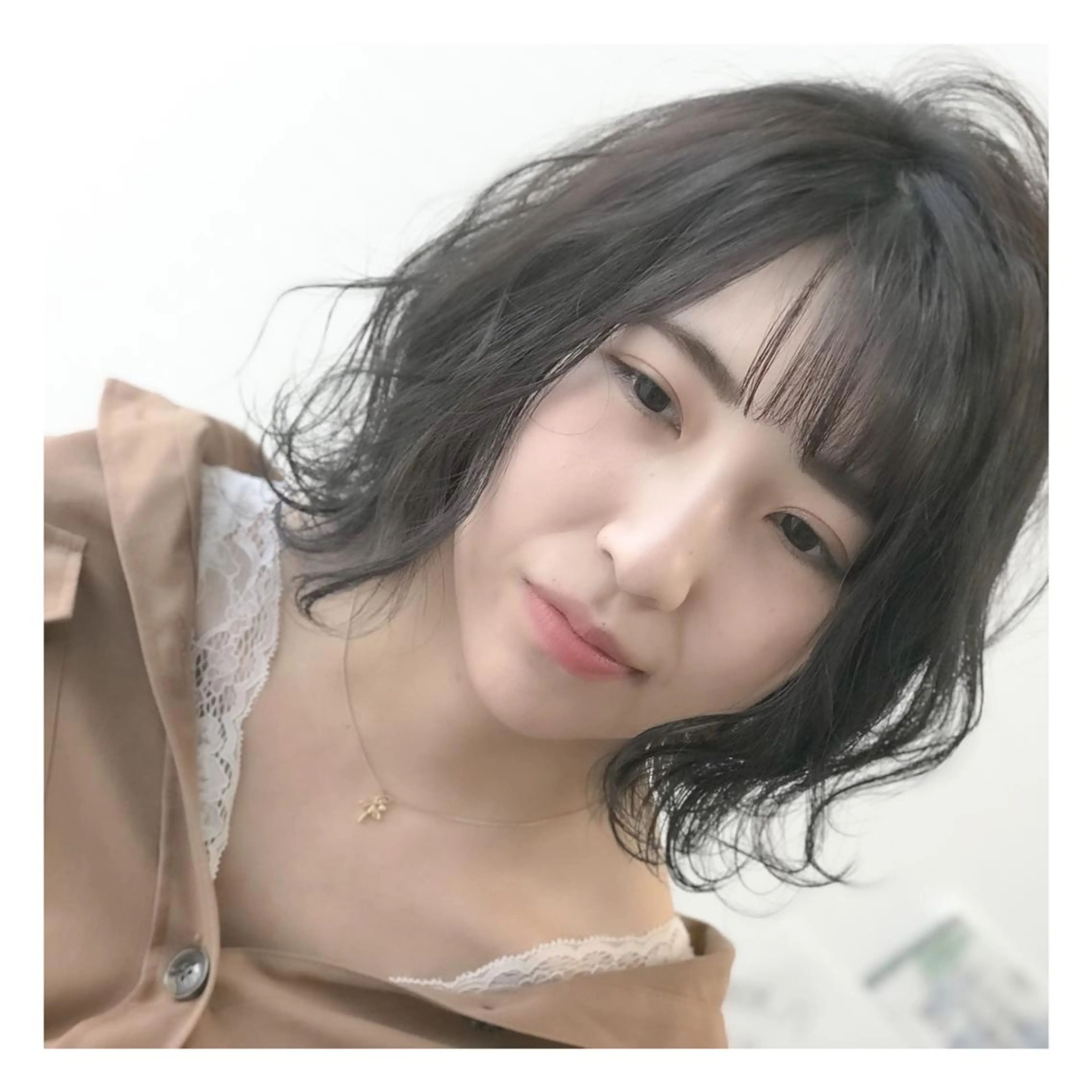 ミディアム ボブ ba-boo 広島のヘアスタイル