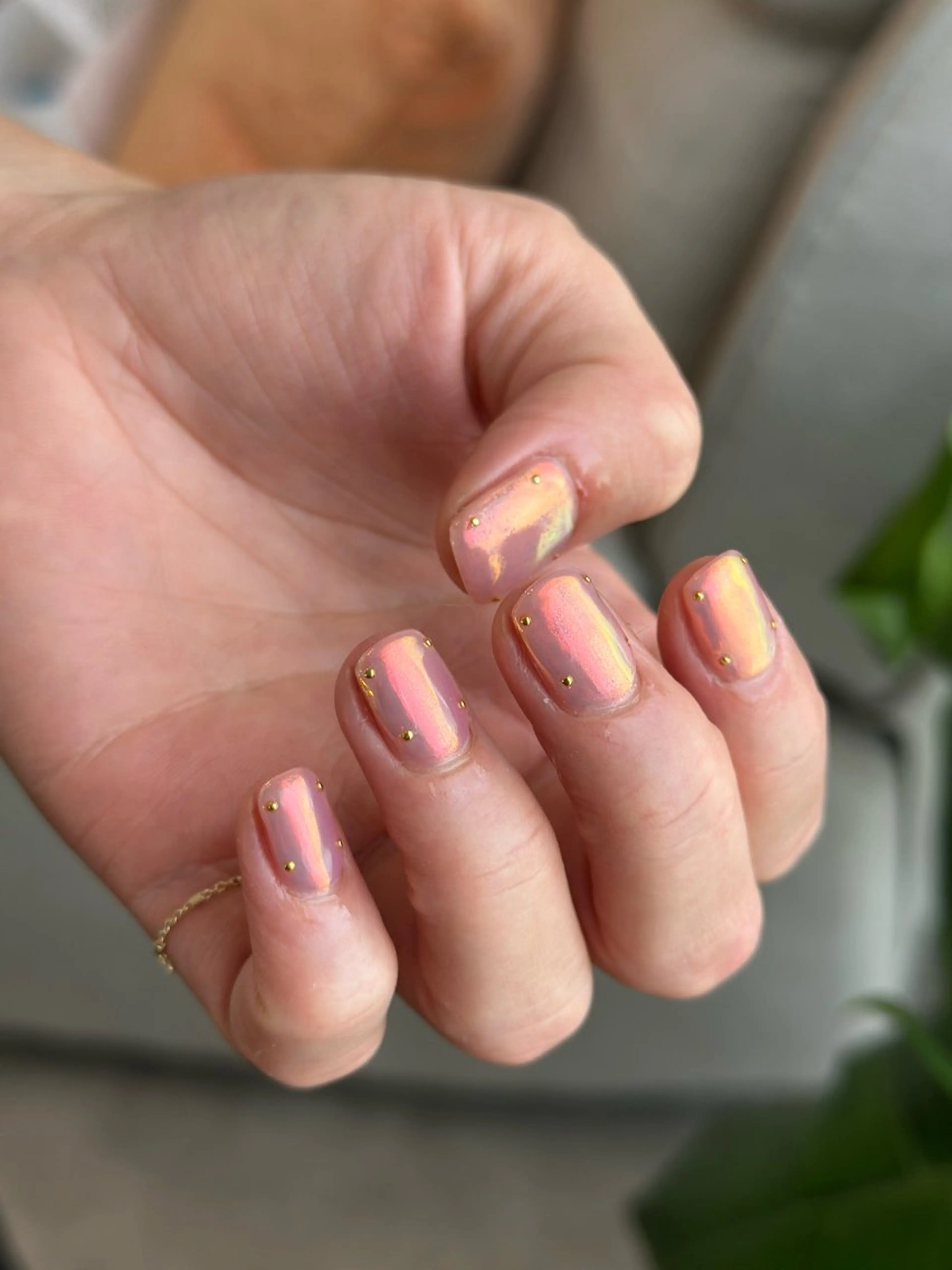 ネイル オーロラネイル ミラーネイル ハンドネイル Nroom. /はるのネイルデザイン