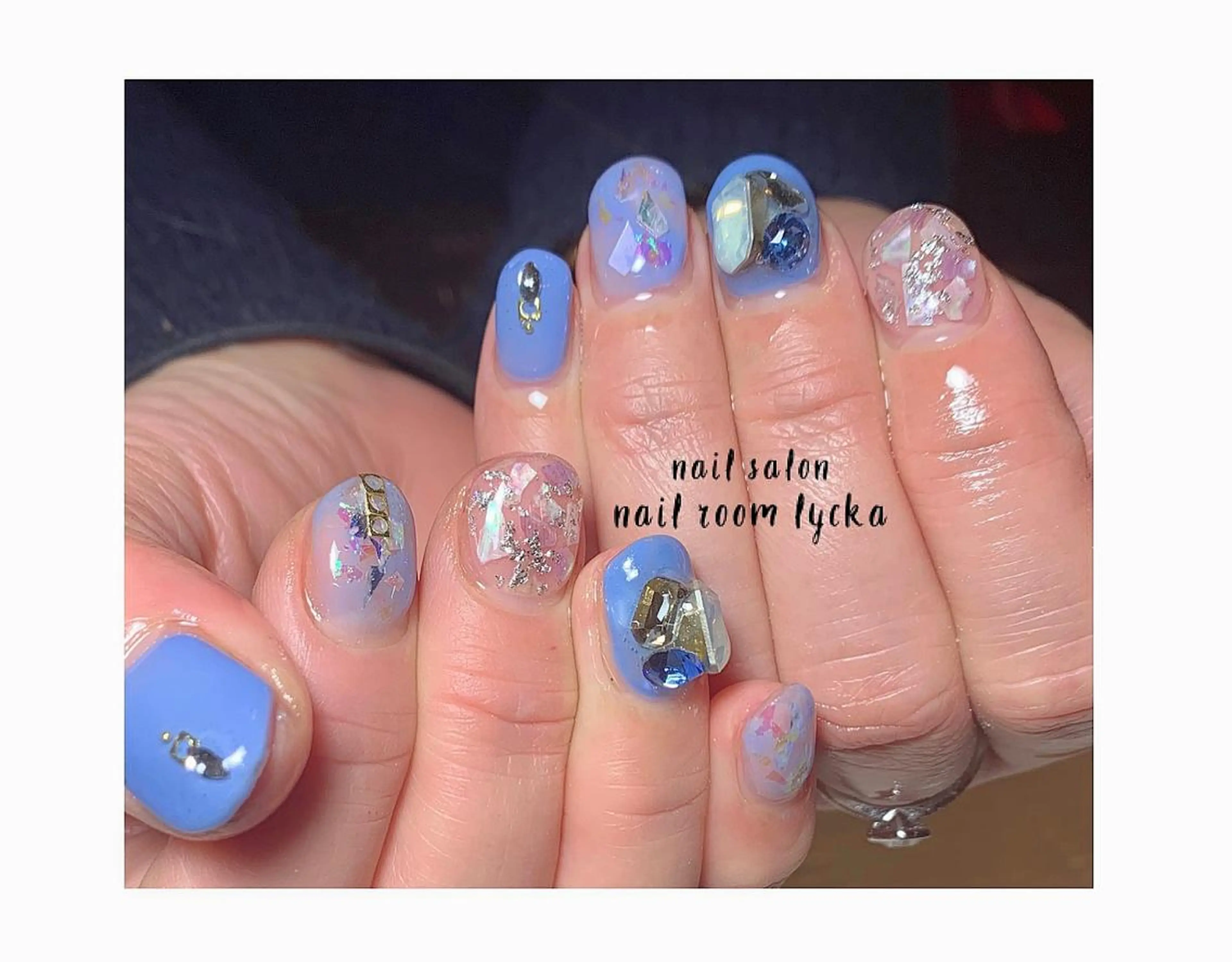 ネイル ジェルネイル パラジェル 春ネイル 夏ネイル 冬ネイル ﾈｲﾙﾙｰﾑﾘｯｶ 𝐦𝐚𝐲𝐮のネイルデザイン