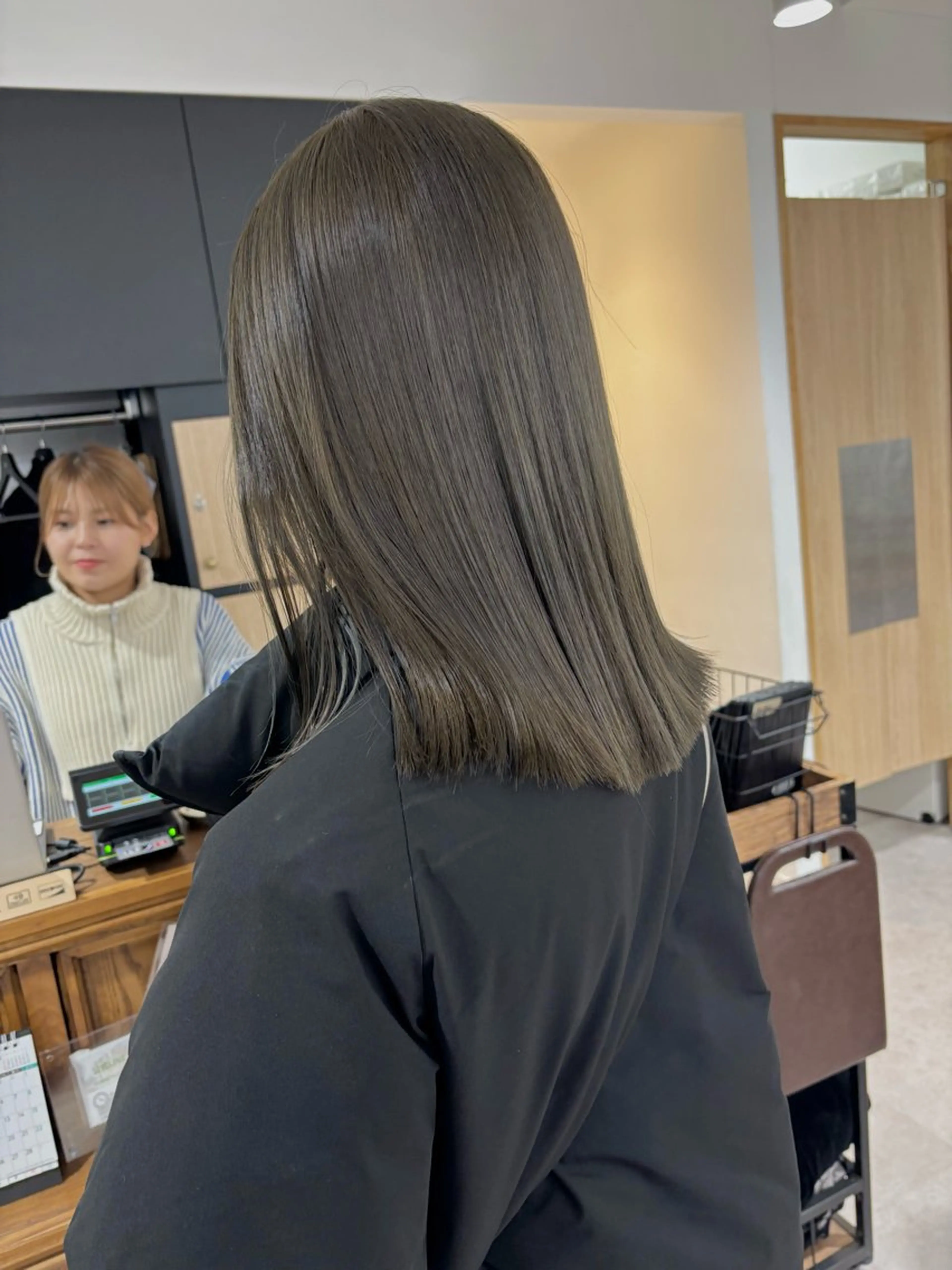 ミディアム カラー ヘアカラー トリートメント ダブルカラー 🌙ｃｈｉｎａｒｉのヘアスタイル