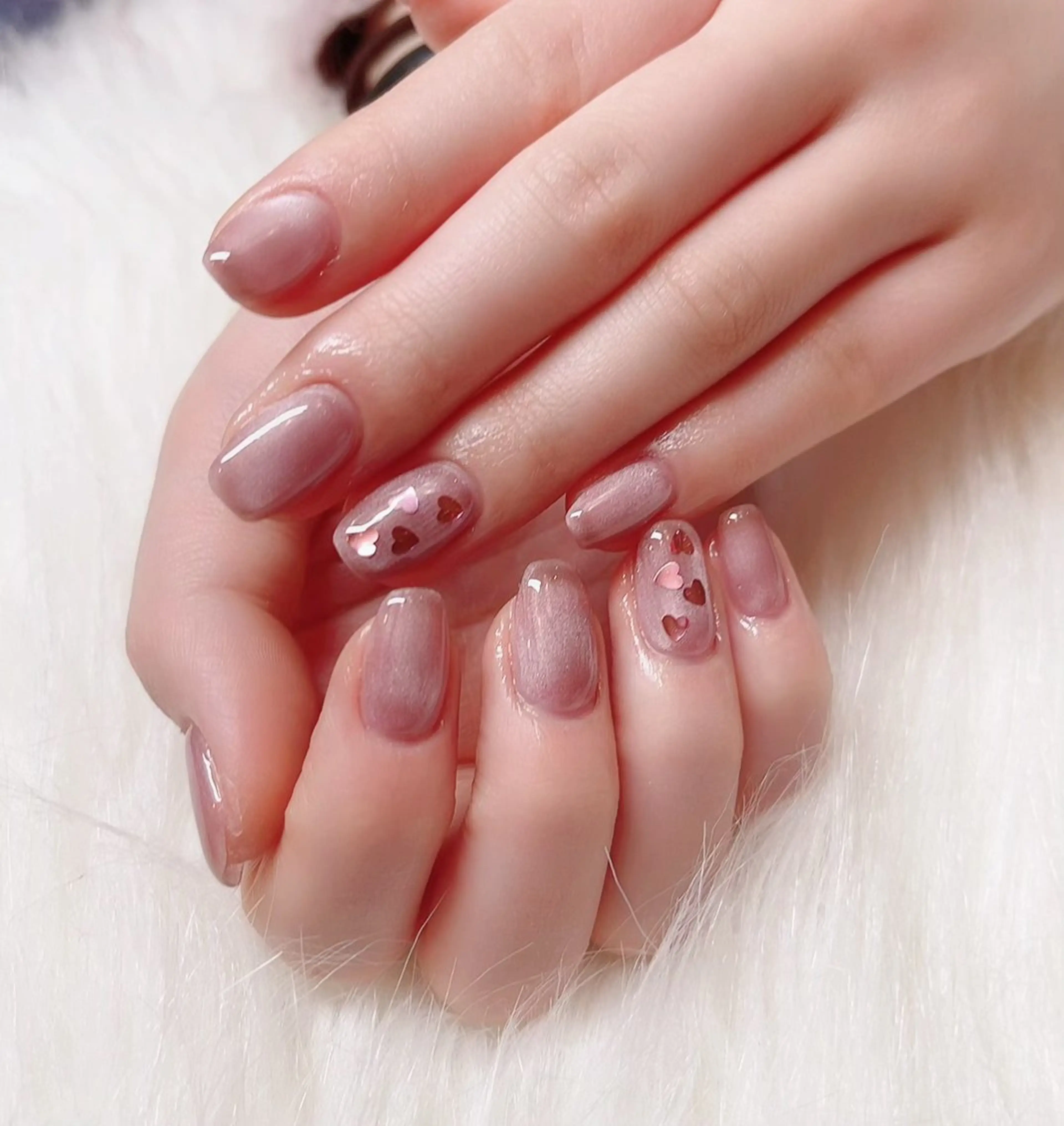 ネイル ハンドネイル MoonNail ユリ🌸のネイルデザイン