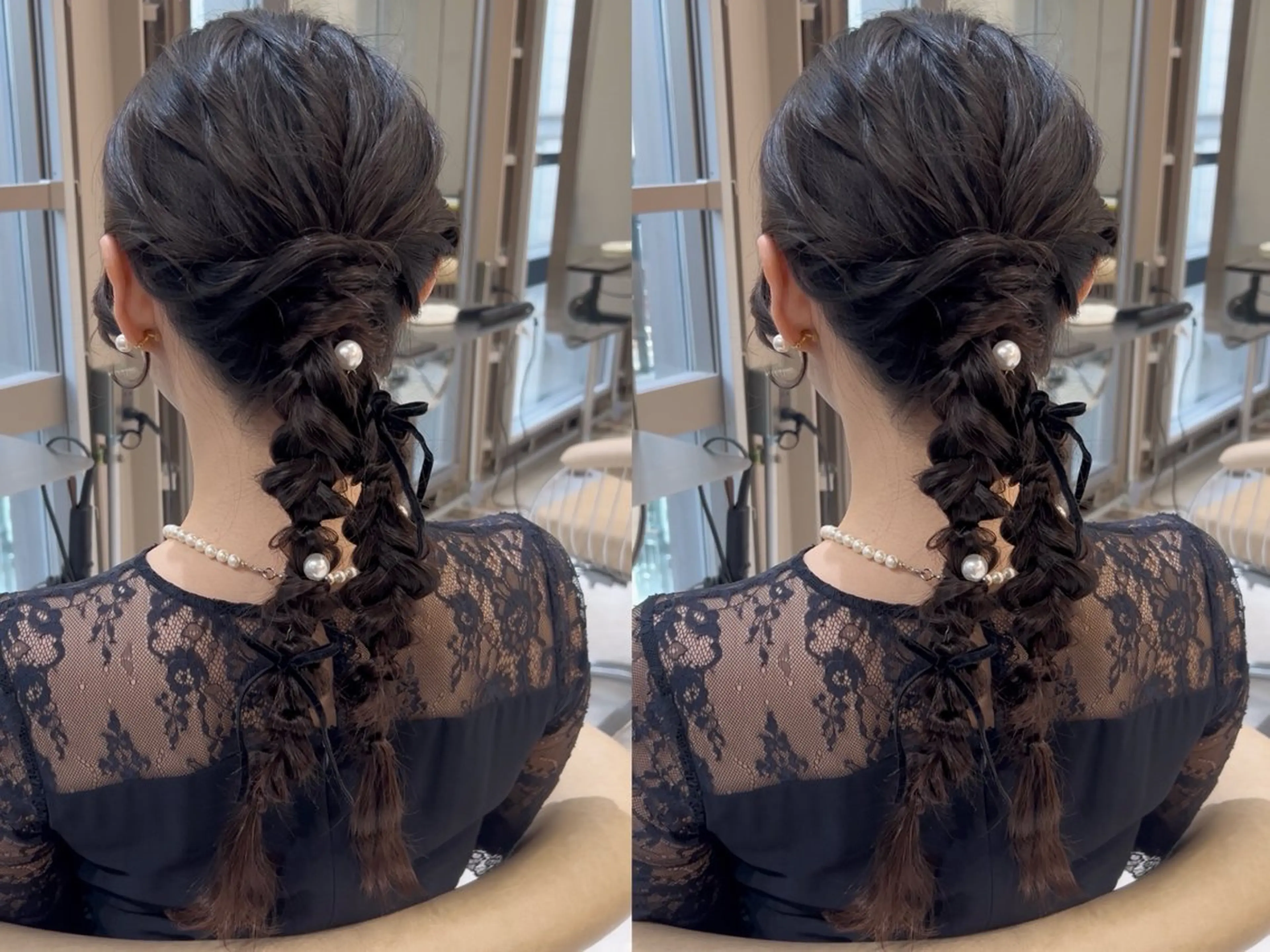 ロング ヘアアレンジ ヘアセット 🌈韓国ヘア　🌈 銀座　KANAのヘアスタイル