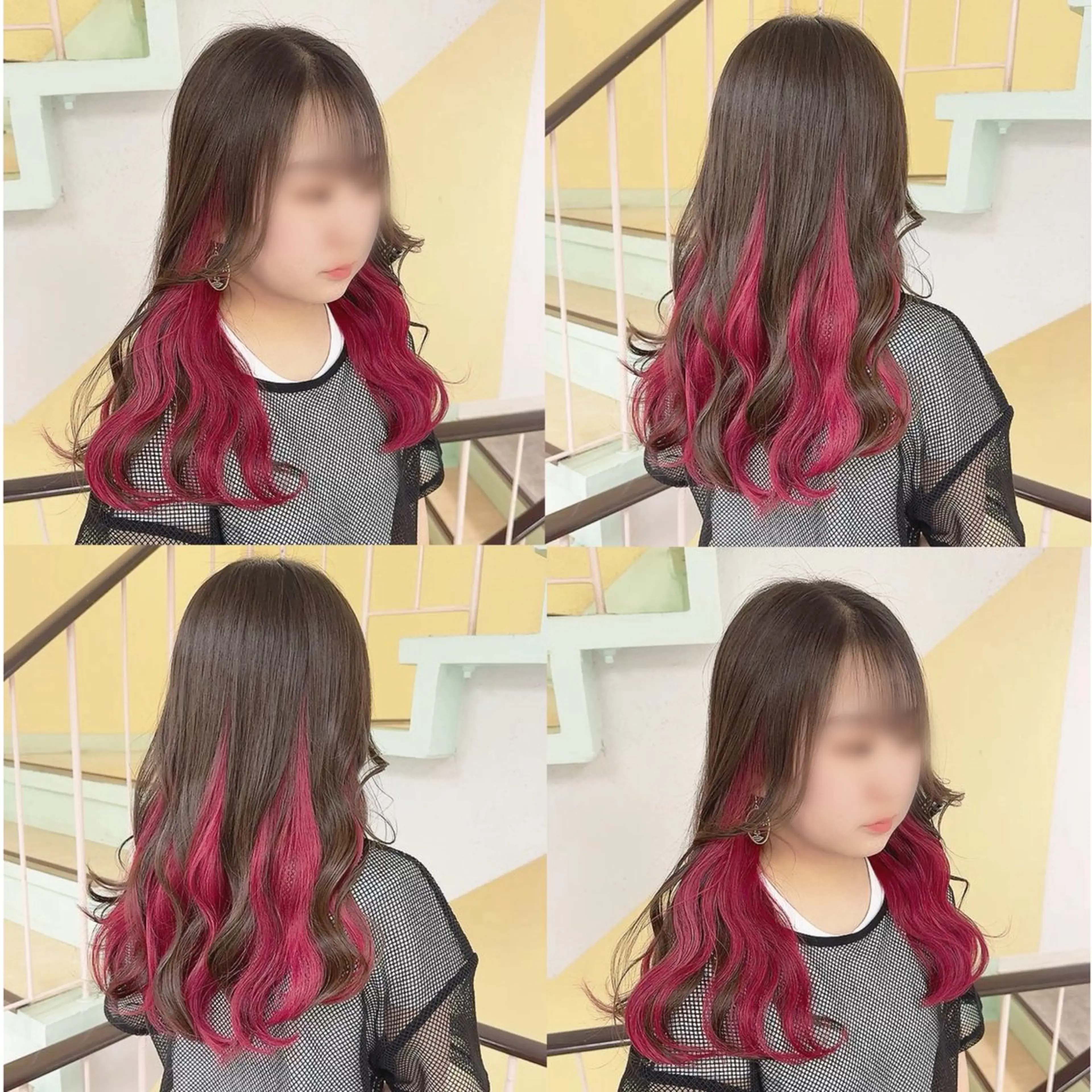 カラー ヘアカラー トリートメント 渋谷:インナーカラー ／🍒エリカ🍒のヘアスタイル