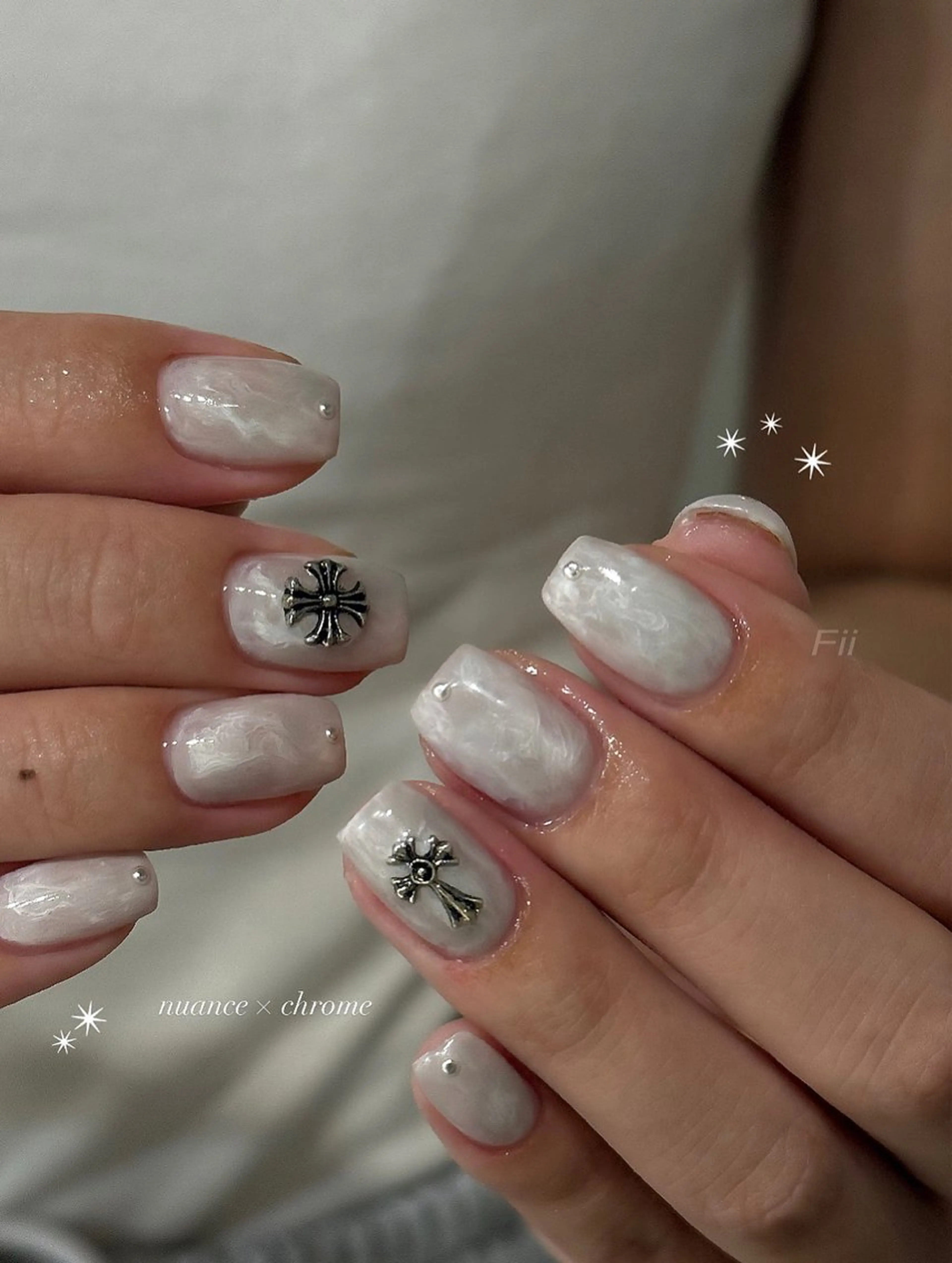 ネイル ニュアンスネイル 𝐅𝐢𝐢【本町/ ネイル】Miho💜のその他イメージ