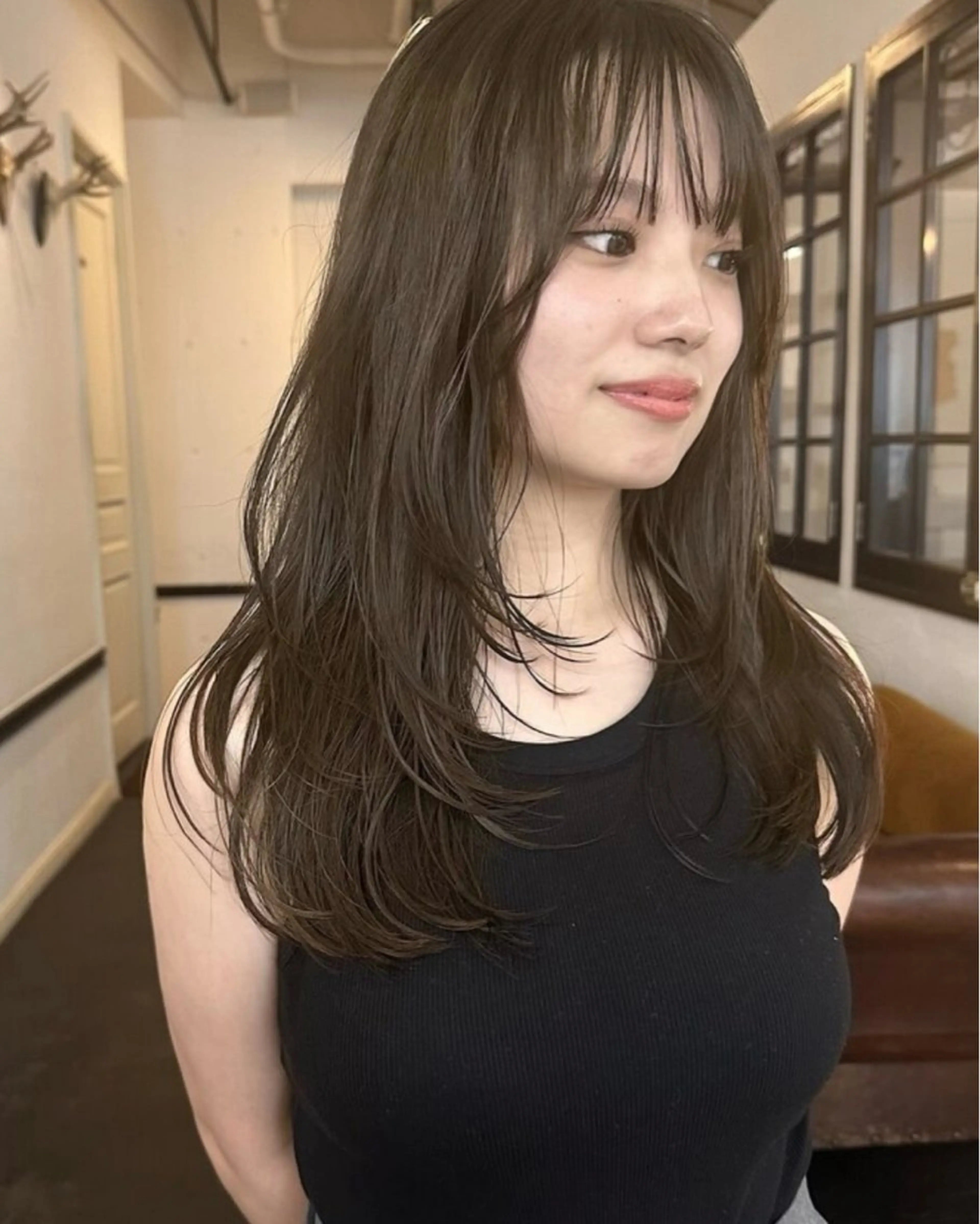 セミロング カラー 【La rica】 midukiのヘアスタイル