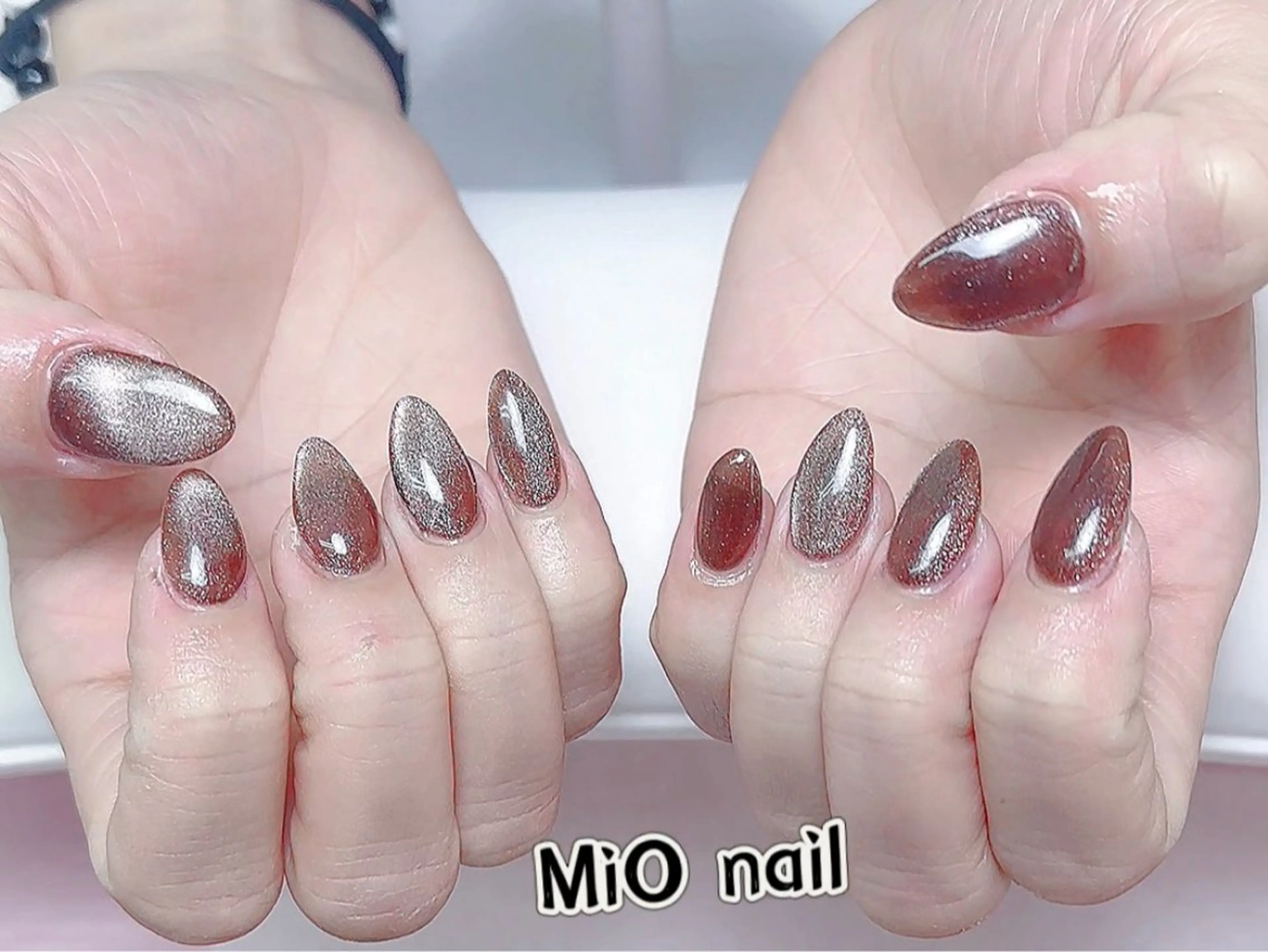 ネイル ジェルネイル 韓国ネイル 持ち込み オフィスネイル ワンホンネイル MiO Nailのネイルデザイン