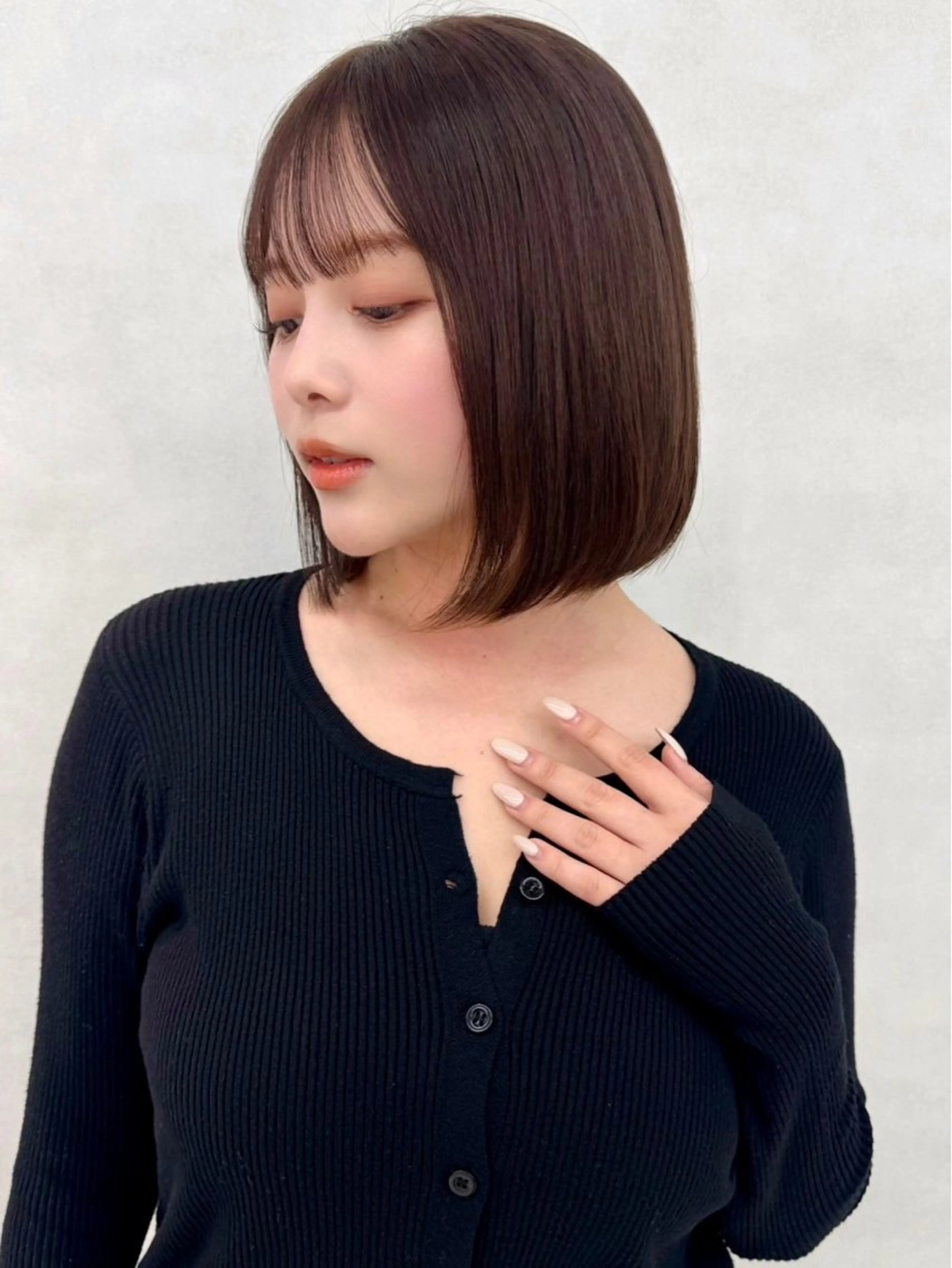 ショート カラー 韓国レイヤー🇰🇷 顔周り/yui💞のヘアスタイル