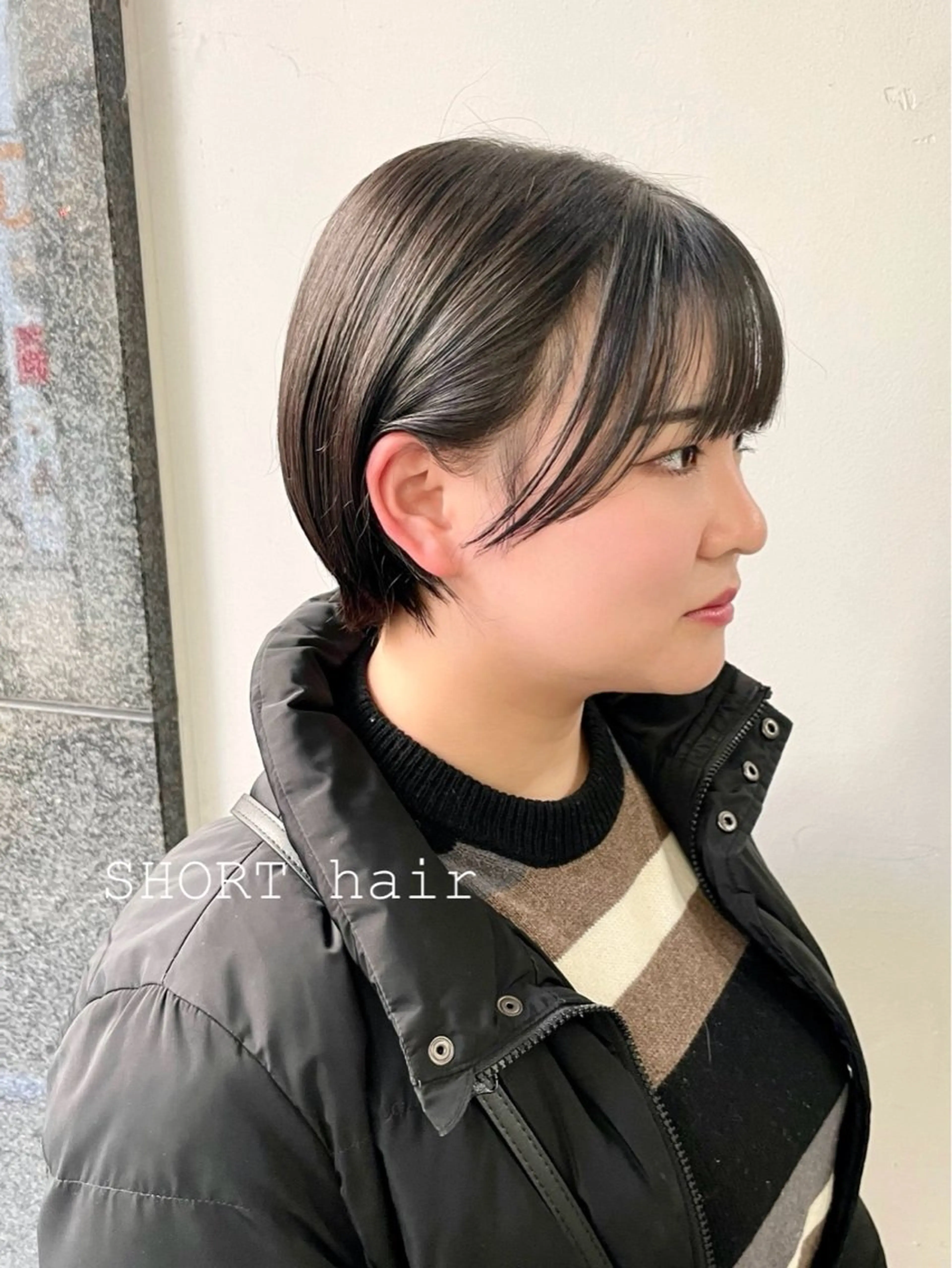 ショート カラー カット トリートメント ショート/ボブ/ 透明感カラー/ほのかのヘアスタイル