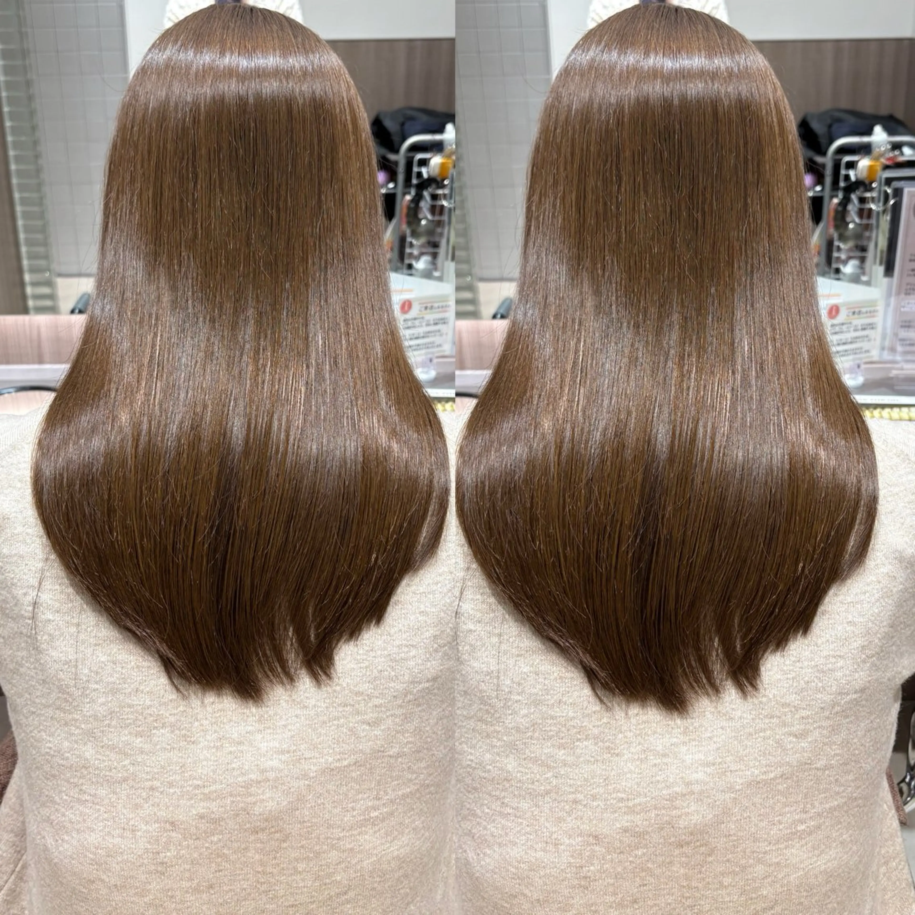 セミロング トリートメント メンズ／パーマ ／レディース髪質改善のヘアスタイル